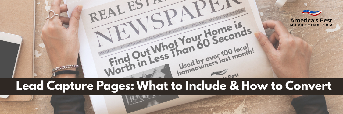 Lead Capture Pages What to Include & How to Convert