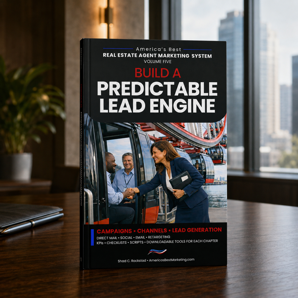 Build a Predictable Lead Engine book in an executive office setting