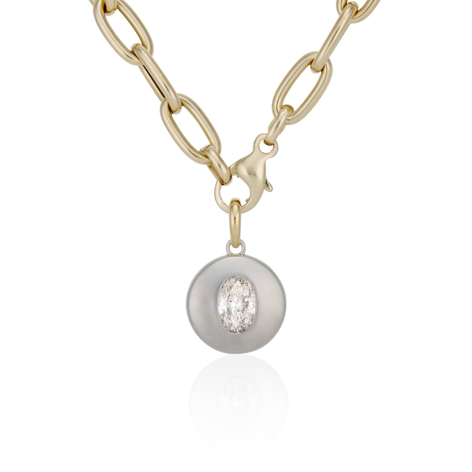 SHAPES: The Diamond Disk Pendant
