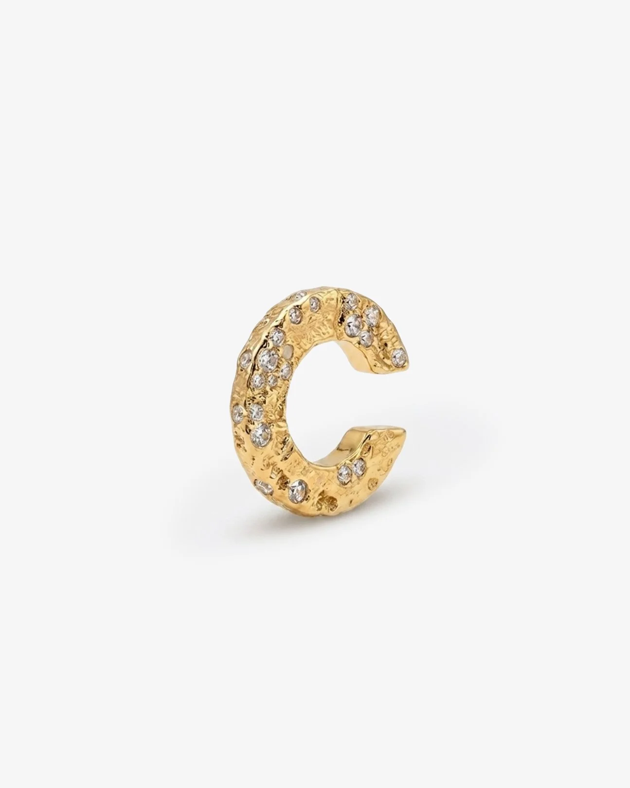 Orbit in gold-plated brass , 'Primordial Form' , Jān