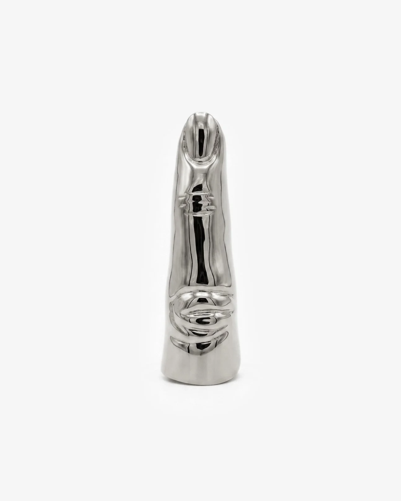 Finger in silver , 'Primordial Form' , Jān