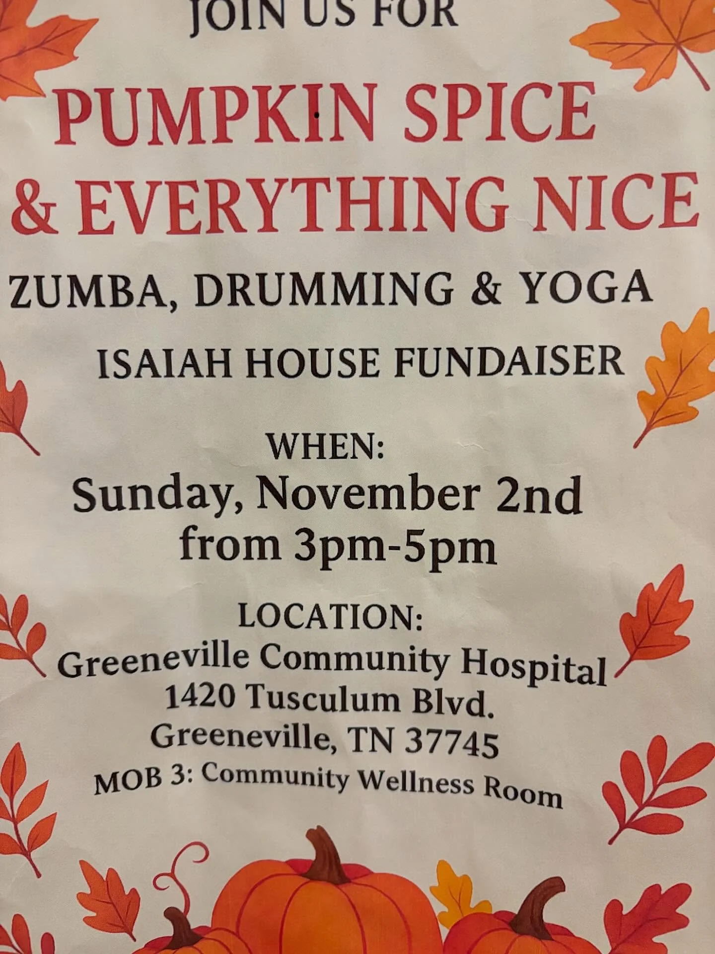 Need plans on Sunday? Come get a good workout in for a good cause! 🎃