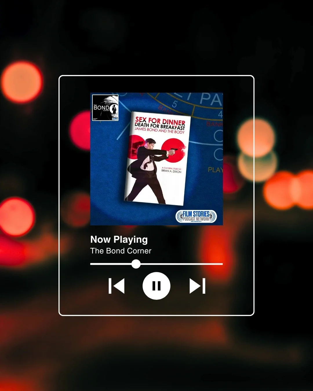 🔊 Tune in to the latest episode of THE BOND CORNER and you'll hear... me!

In this installment of the new podcast dedicated to exploring the enduring 007, host A. J. Black and I have a lively, wide-ranging conversation about all things Bond inspired