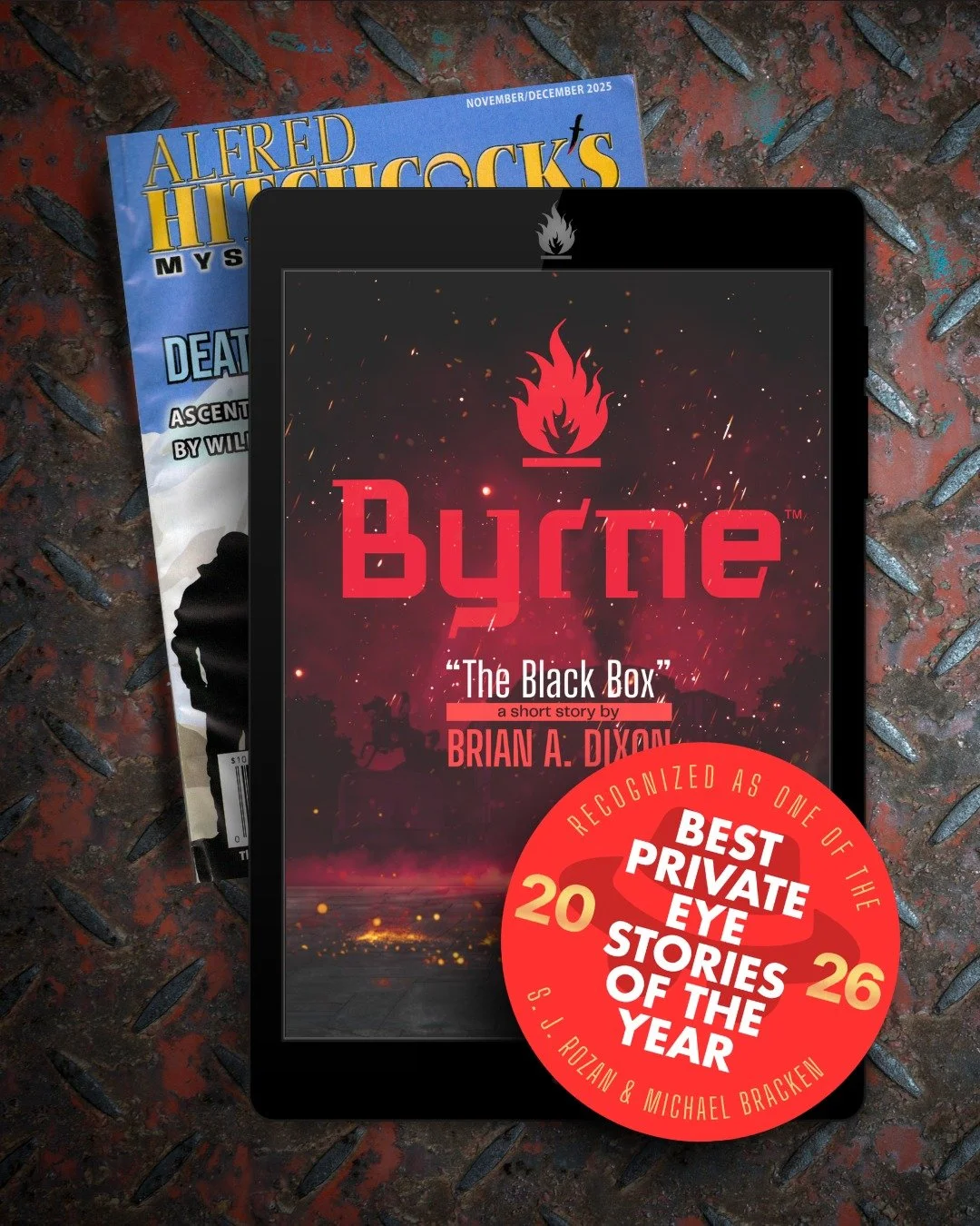 🥂 The first Dick Byrne mystery, &ldquo;The Black Box,&rdquo; has been recognized as one of the thirty BEST PRIVATE EYE STORIES OF THE YEAR 2026 by editors S. J. Rozan and Michael Bracken!!

Though the story itself won't appear in the annual antholog
