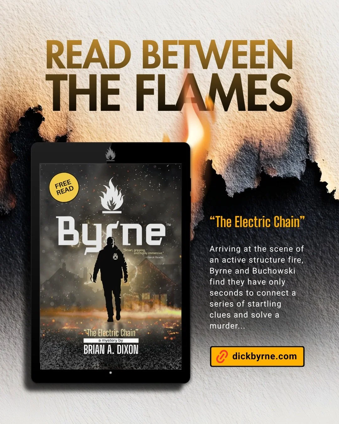 🔥 The Dick Byrne mysteries are now available as ebooks. Each story is a complete case, ready to read in one sitting. Start with "The Electric Chain, a FREE READ, available only at...

dickbyrne.com