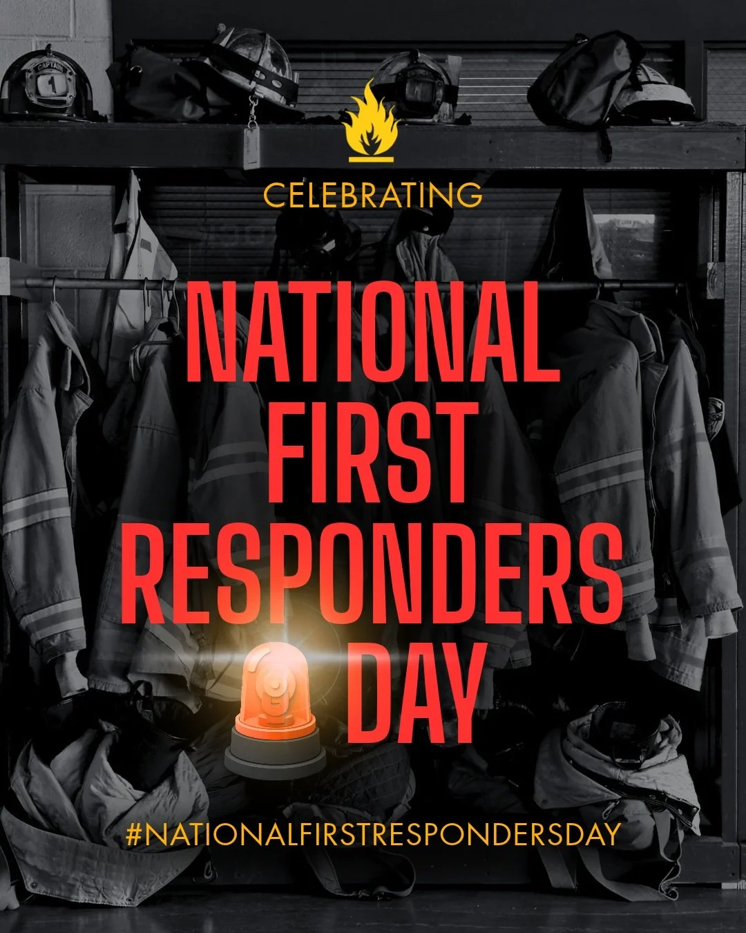 🚑🚒 Today, on National First Responders Day (October 28th), we honor the service and sacrifice of our public safety personnel, who dedicate their lives to saving ours. In a moment of crisis, they're the first on the scene. Their example inspires eac
