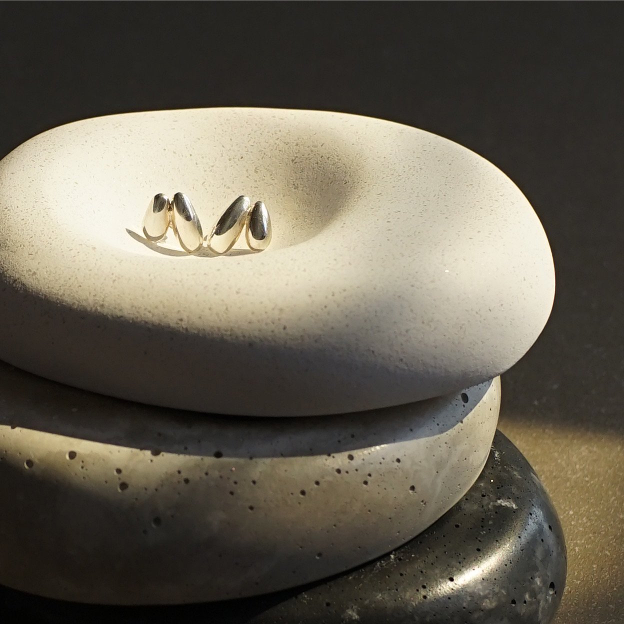 Gotas de Sal Soldred Earrings