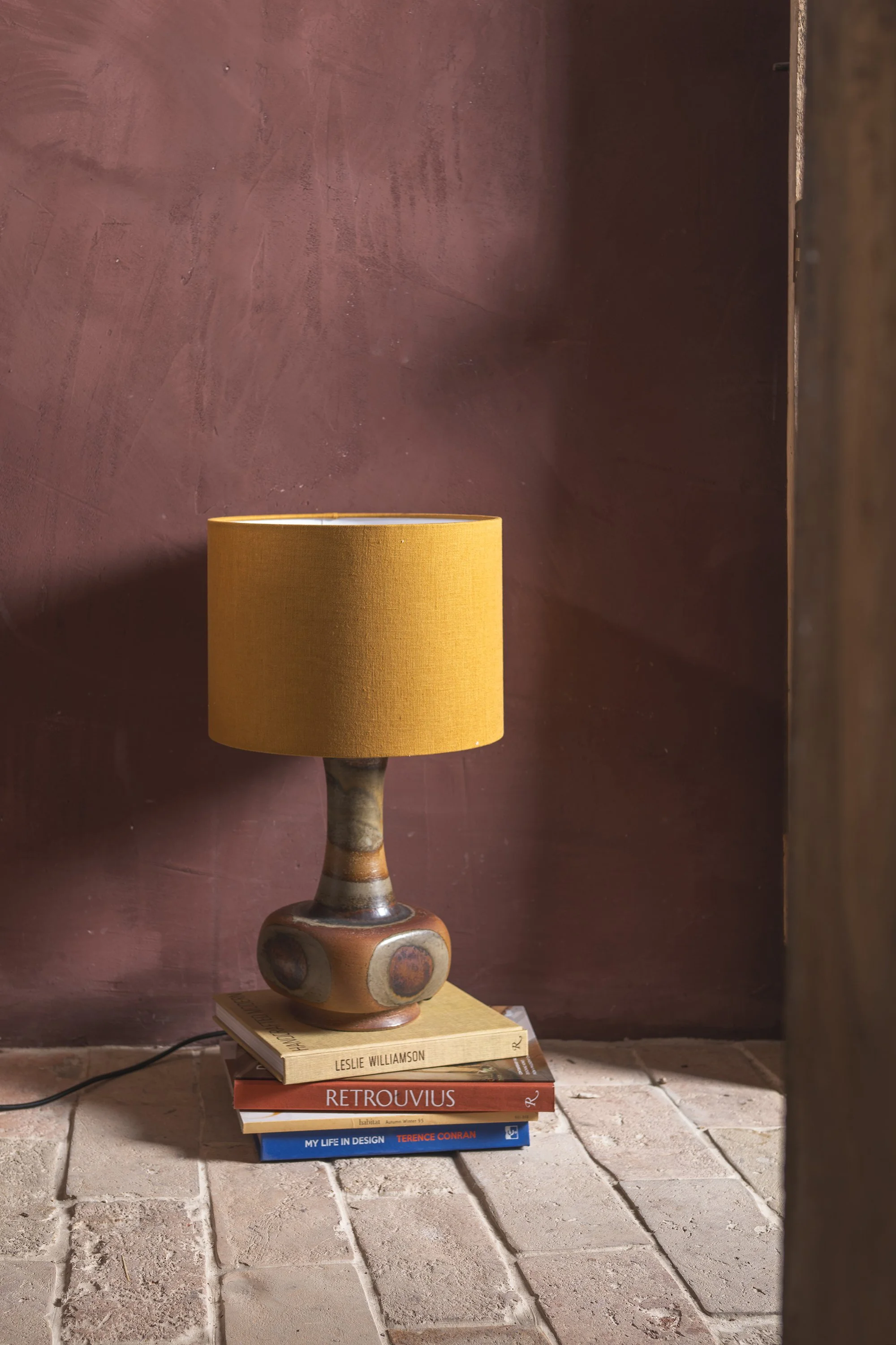 1970s Axella Danish Studio Pottery Lamp