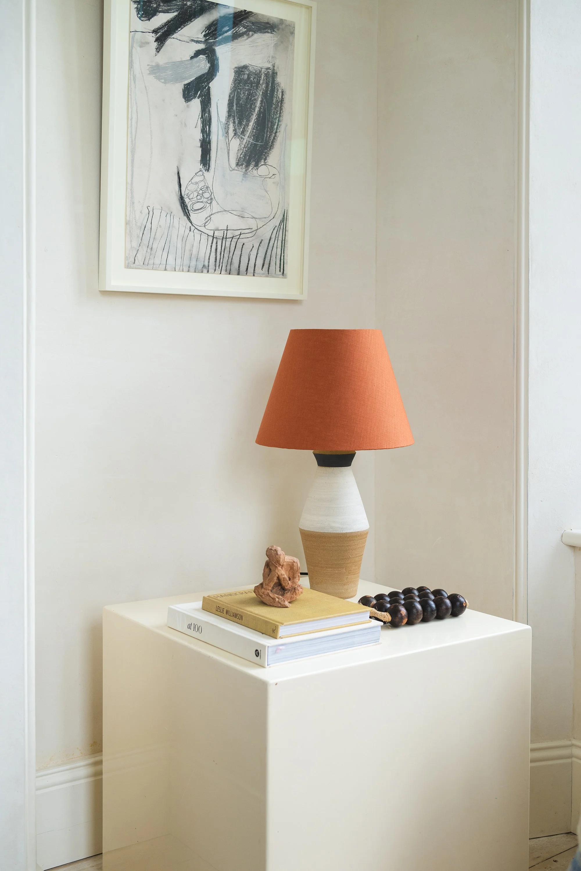 Adam Ross Totem Stoneware Lamp