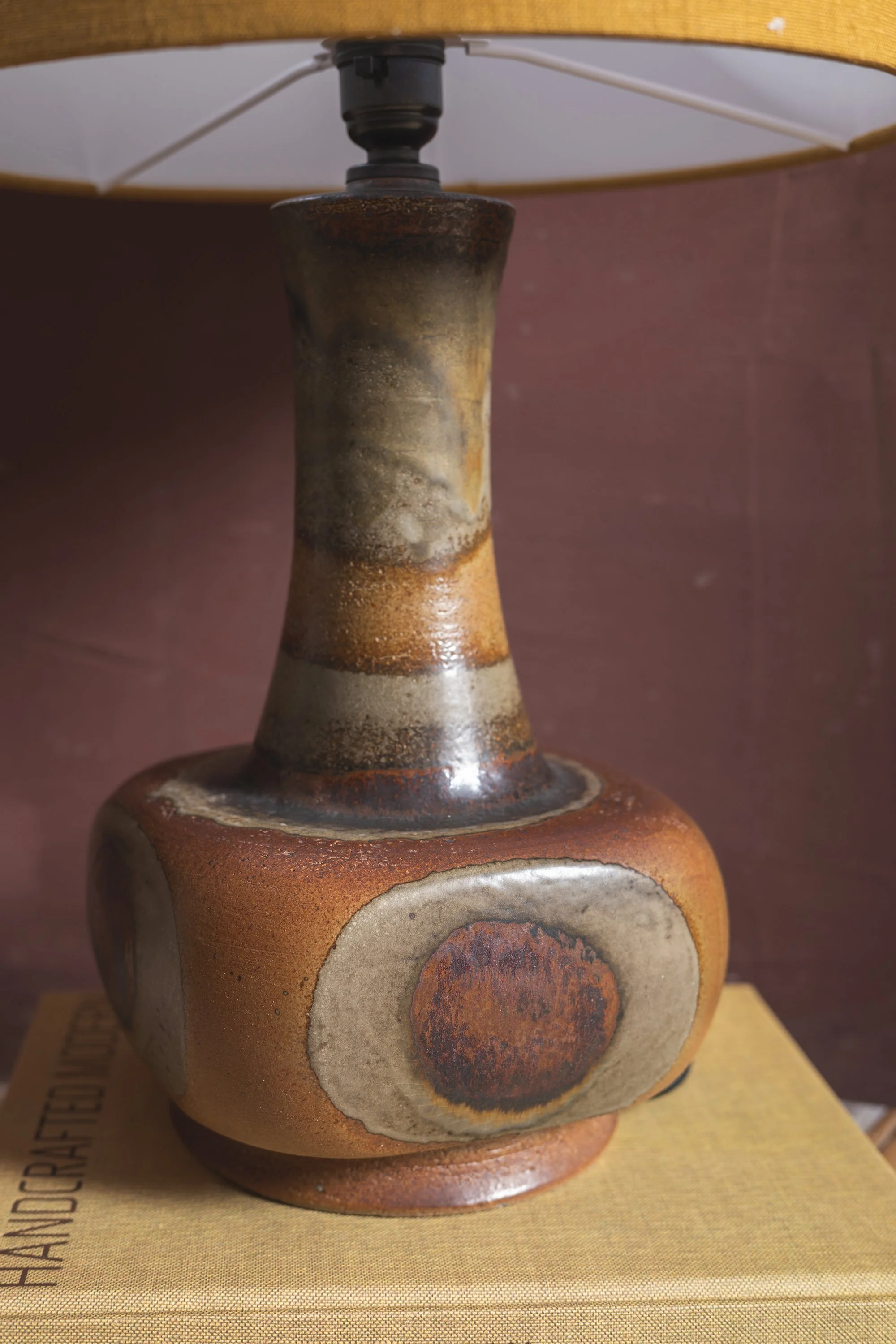1970s Axella Danish Studio Pottery Lamp