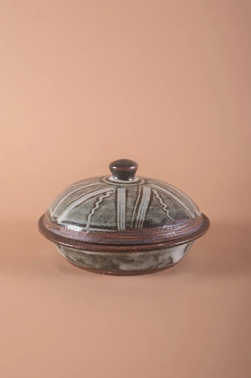 Studio Pottery Lidded Bowl