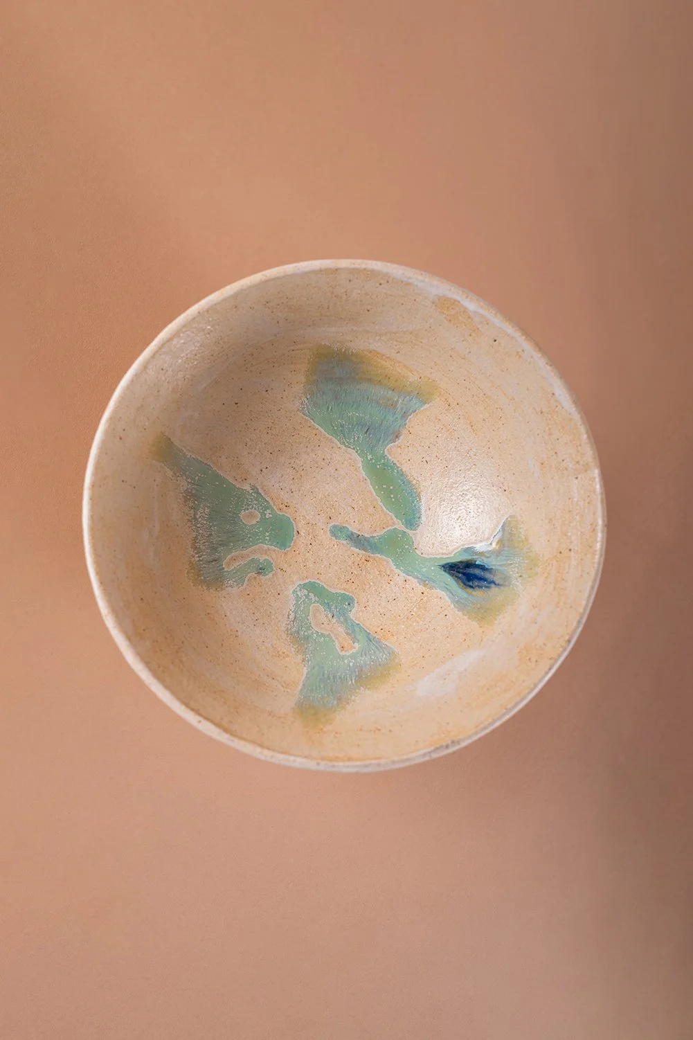 Abstract Studio Pottery Stoneware Bowl
