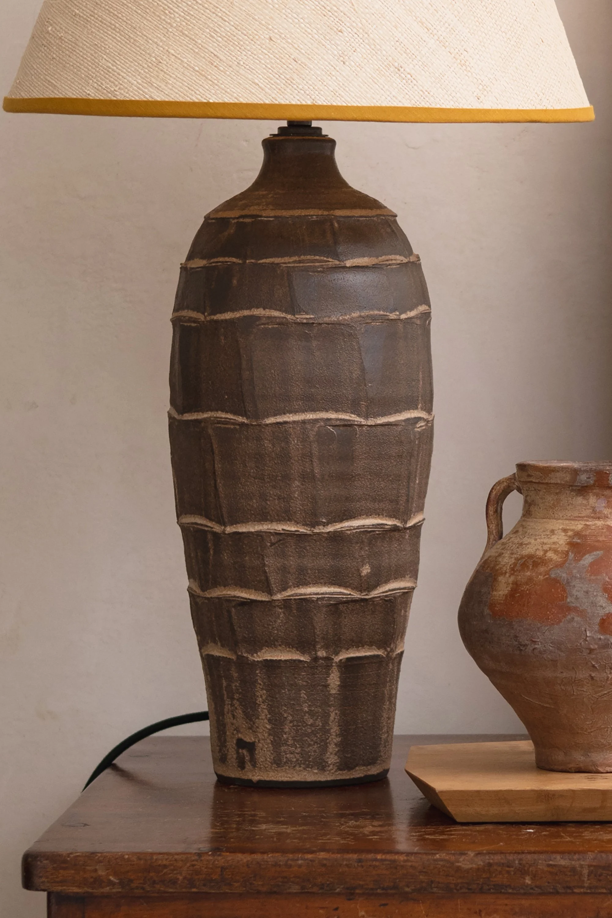 Adam Ross Tall Faceted Rutile Lamp