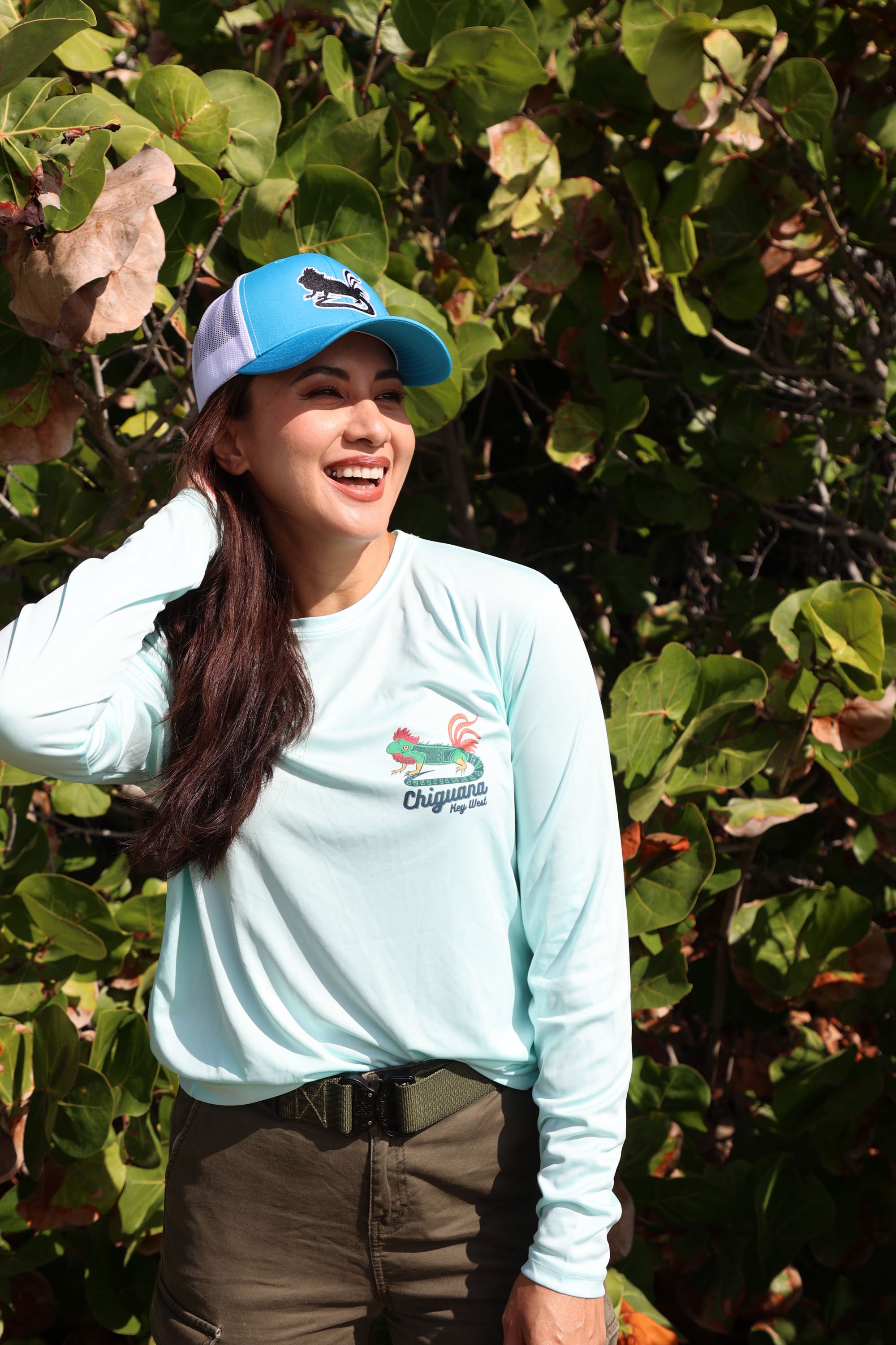 Long Sleeve UV Fishing Shirt | Ice Blue