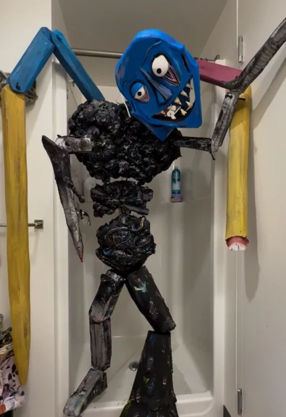 Ghoul Puppet | Foam, Rope, Paint, Clay | Fruitcake | Short Film | Dir. Lee Funnell