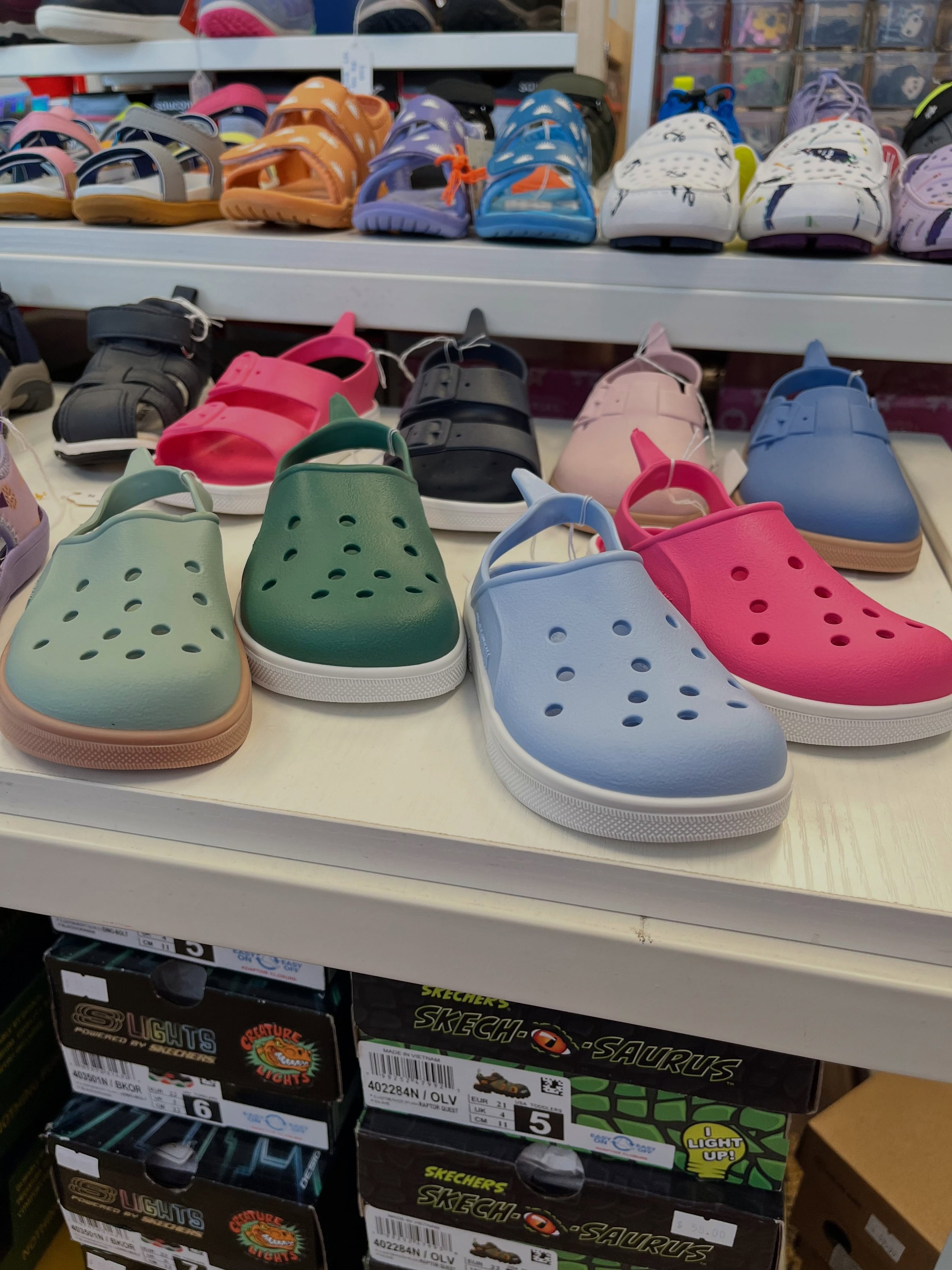 New @boatilus clogs are at our Main Street store! A great, low maintenance summertime shoe that can be ✨bedazzled✨🌈 what more could you want?