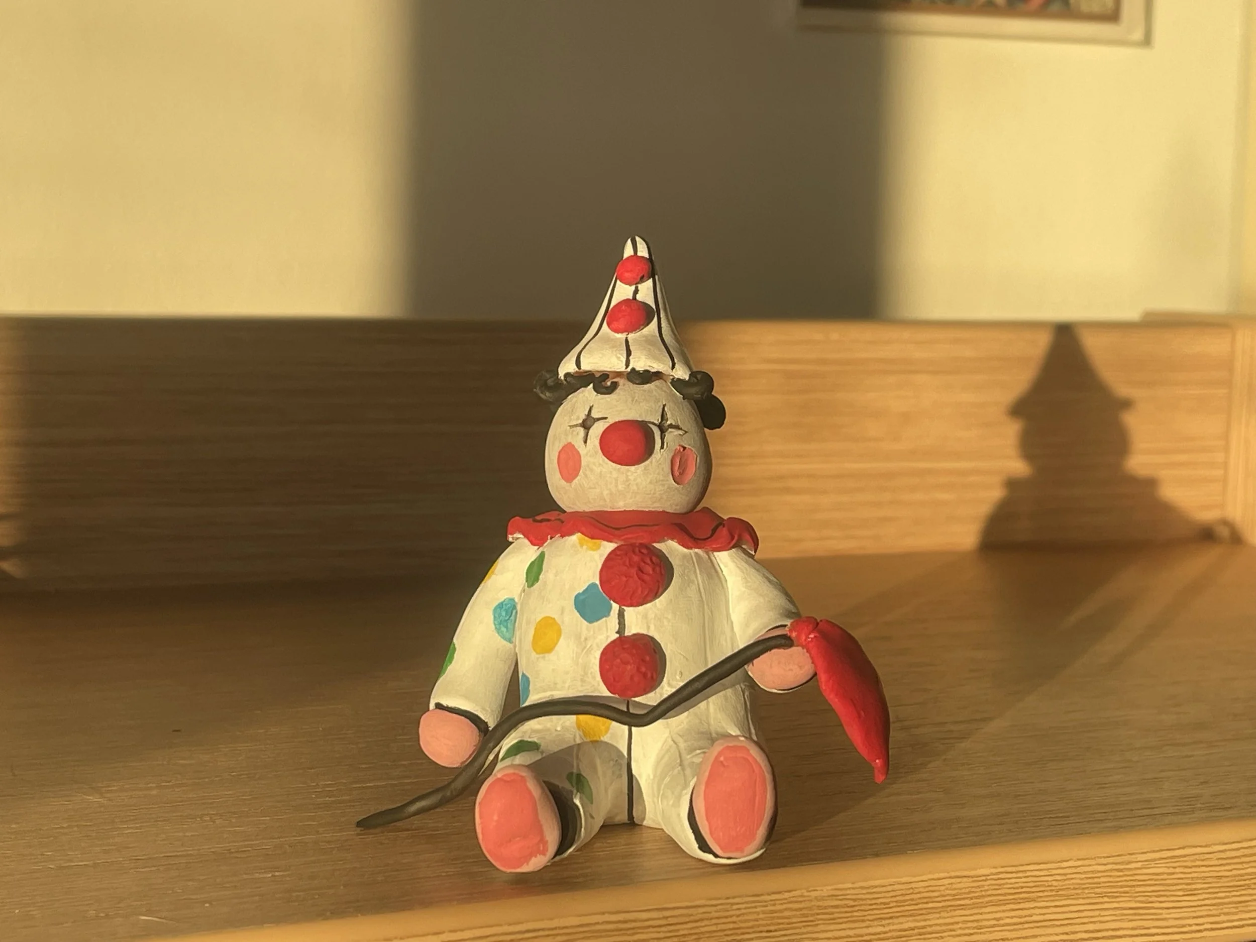 Clown | Polymer Clay, Acrylic Paint
