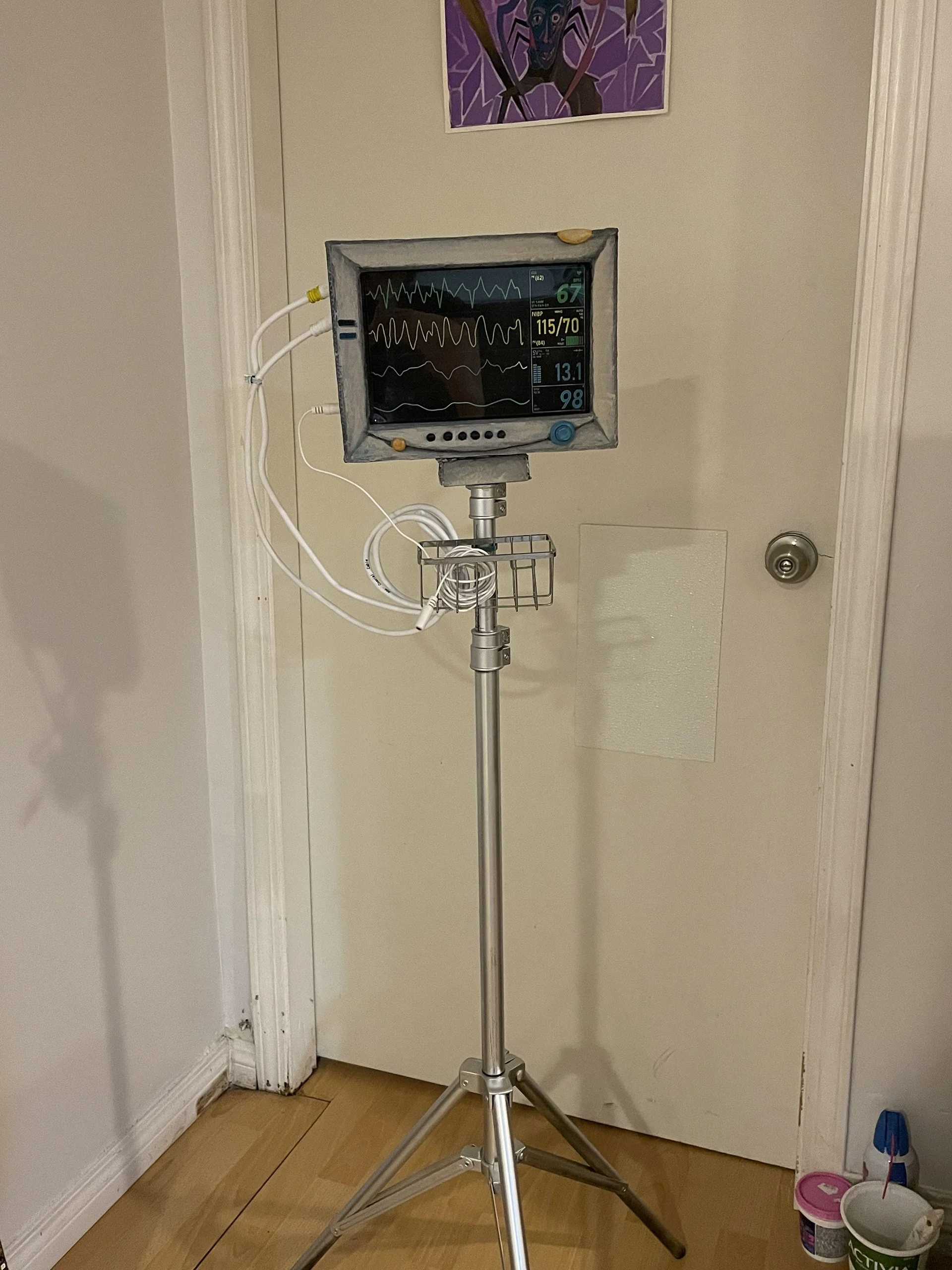 Heart Monitor | Cardboard, Acrylic, Wire, Metal | Starwalker | Musical | Dir. Corey Payette