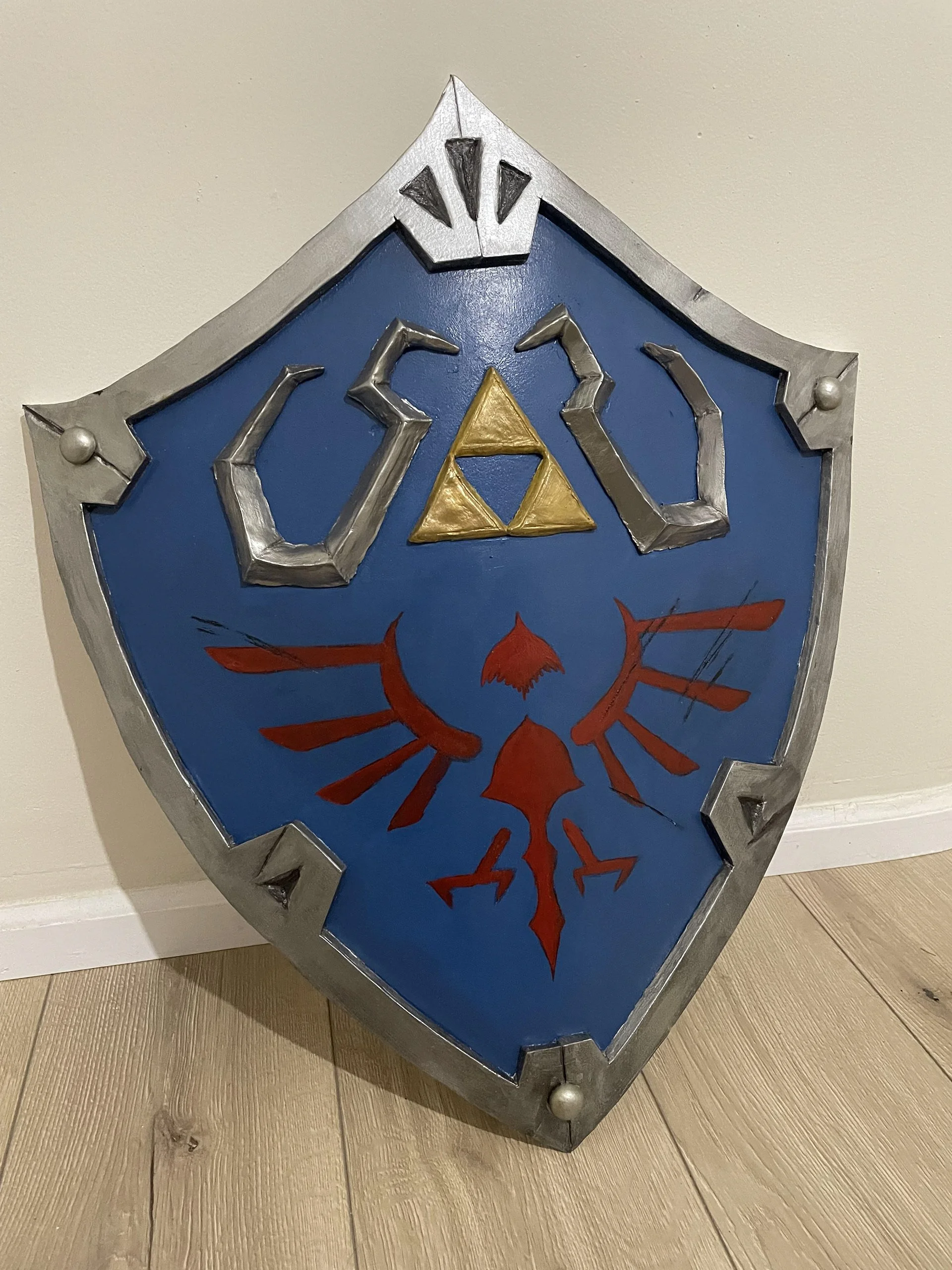 Hylian Shield | Eva Foam, Acrylic Paint | Personal Project