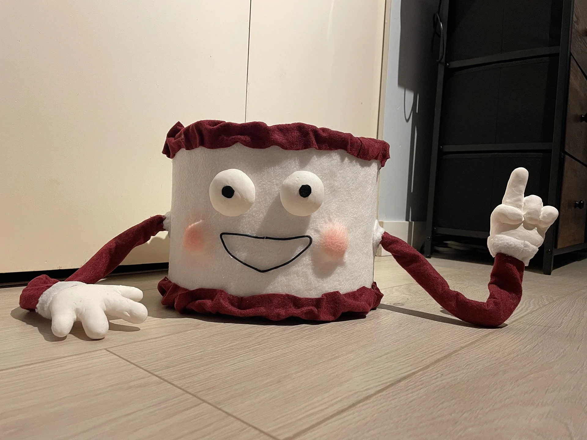 Cake Puppet | Felt, Foam core, Eva Foam | Personal Project