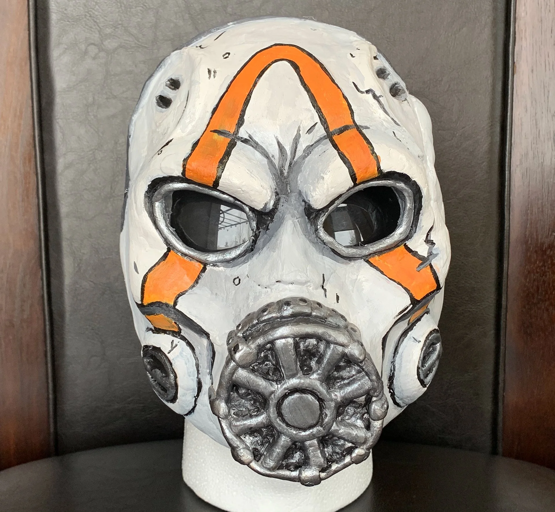 Psycho Mask (From Boarderlands) | Foam Clay, Plastic, EVA Foam, Acrylic Paint