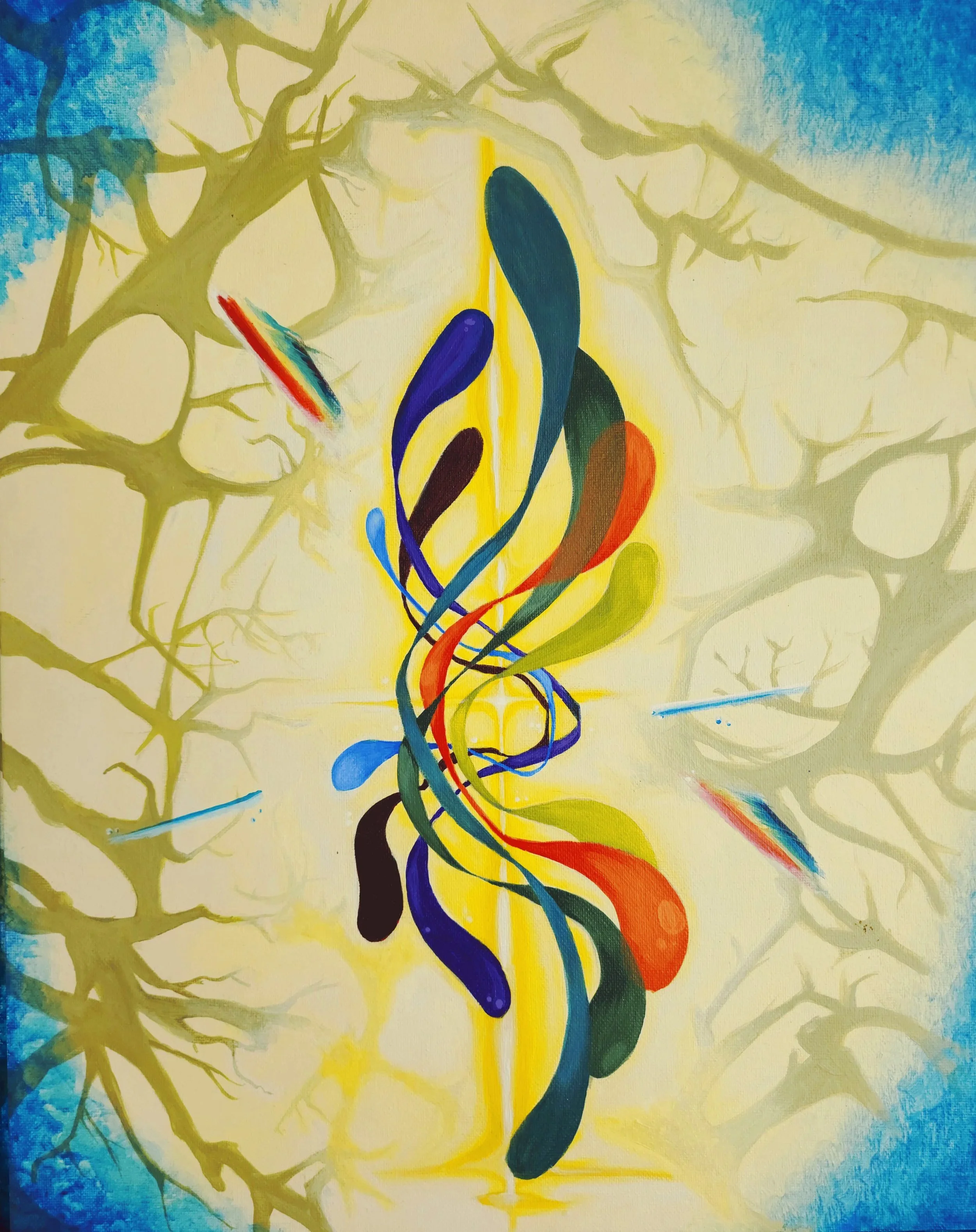 "God Is Light" Original 16x20