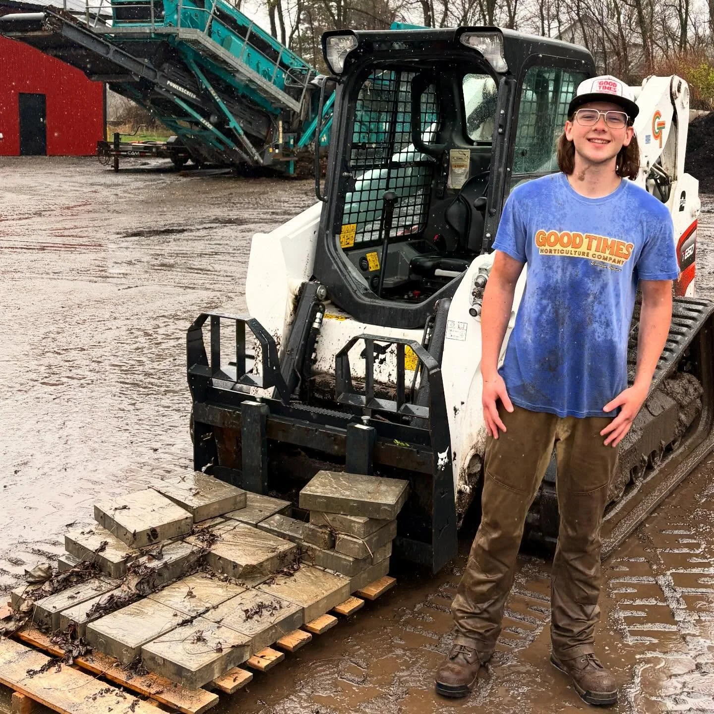 Not afraid of the work or the weather.
Steady. Gritty. Positive. Willing. Always shows up.
The kind of guy other employers would hire in a second.
Caden&rsquo;s third season with us, and we couldn&rsquo;t imagine doing this without him.

Because arou