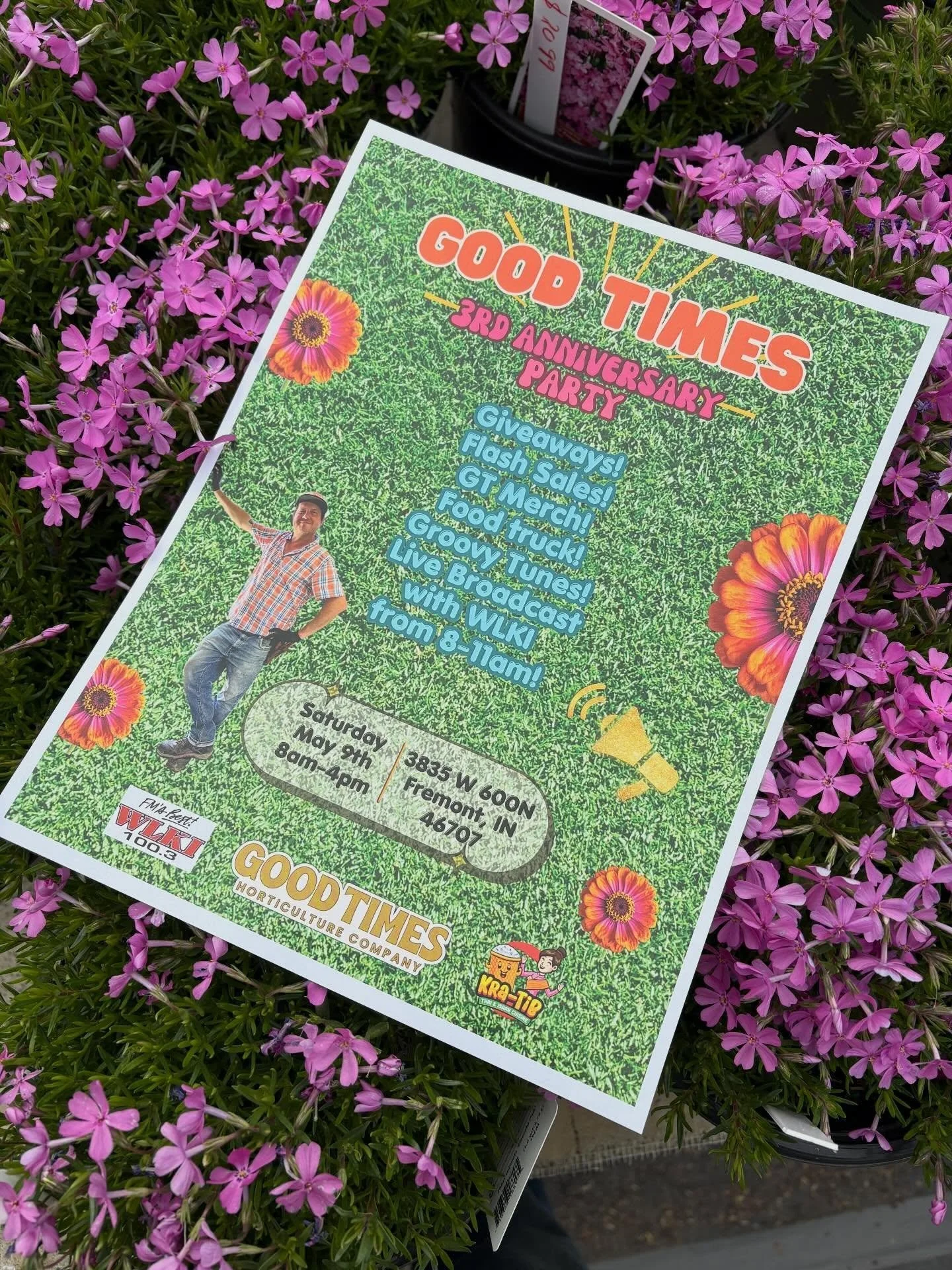 The weather may have its own plans, but so do we! Flip-flops or boots, sunshine or rain - this party is always on&hellip; 🪩 
Come celebrate 3 years of Good Times! Proof that a few big dreams, a whole lotta hard work, and all the right people can gro