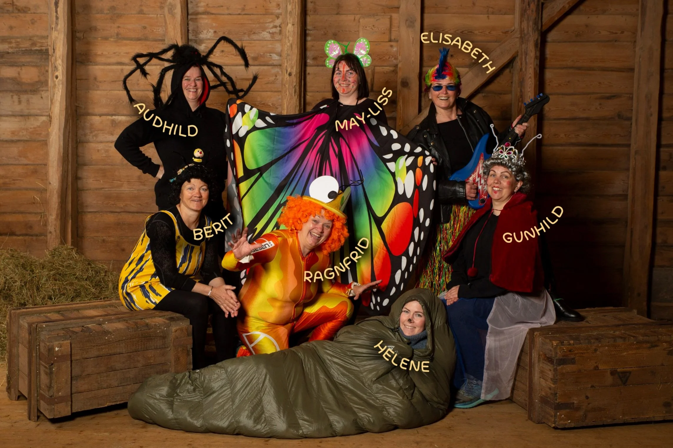 Tilsette i Aadland gards- og friluftsbarnehage 2024.