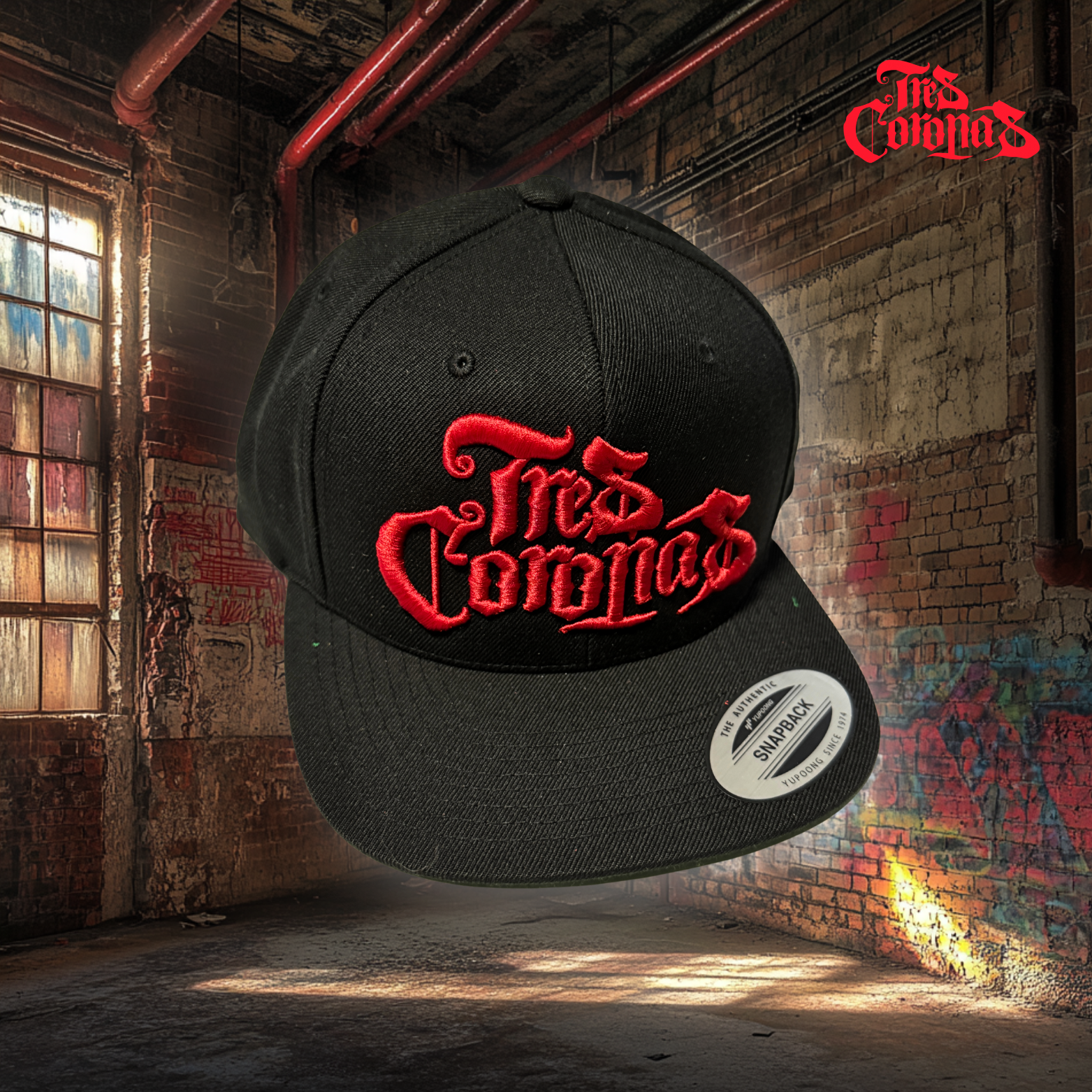 TRES CORONAS - SNAPBACK (RED).png
