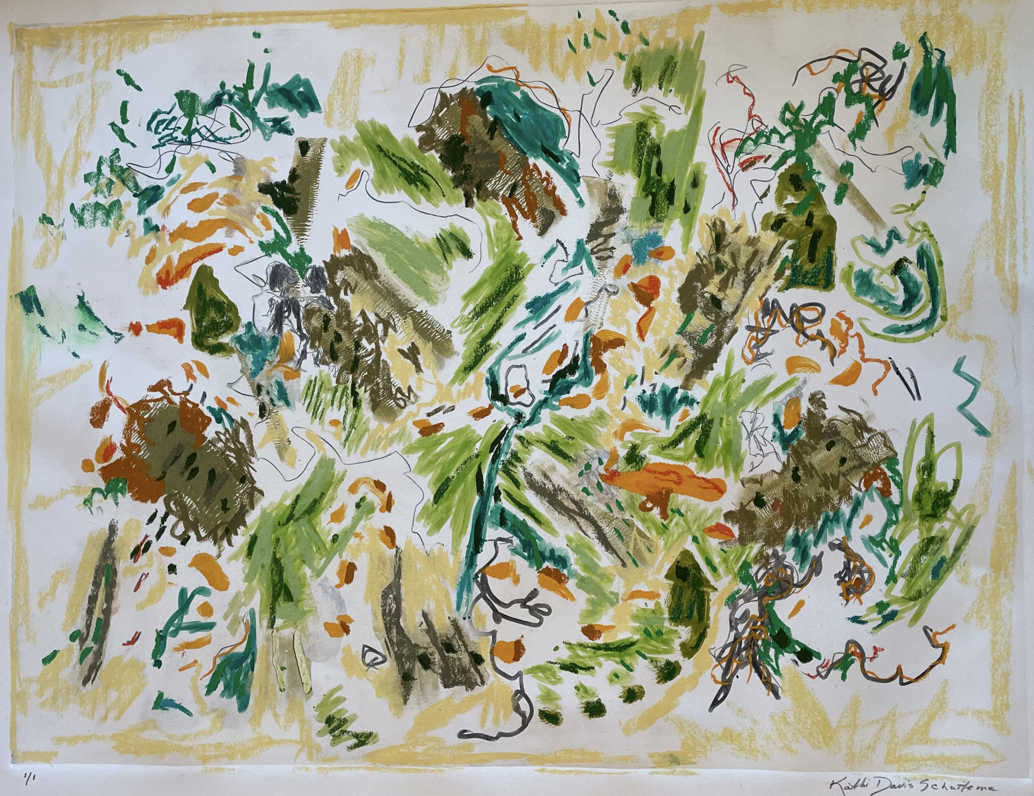 Garden Pond in Winter