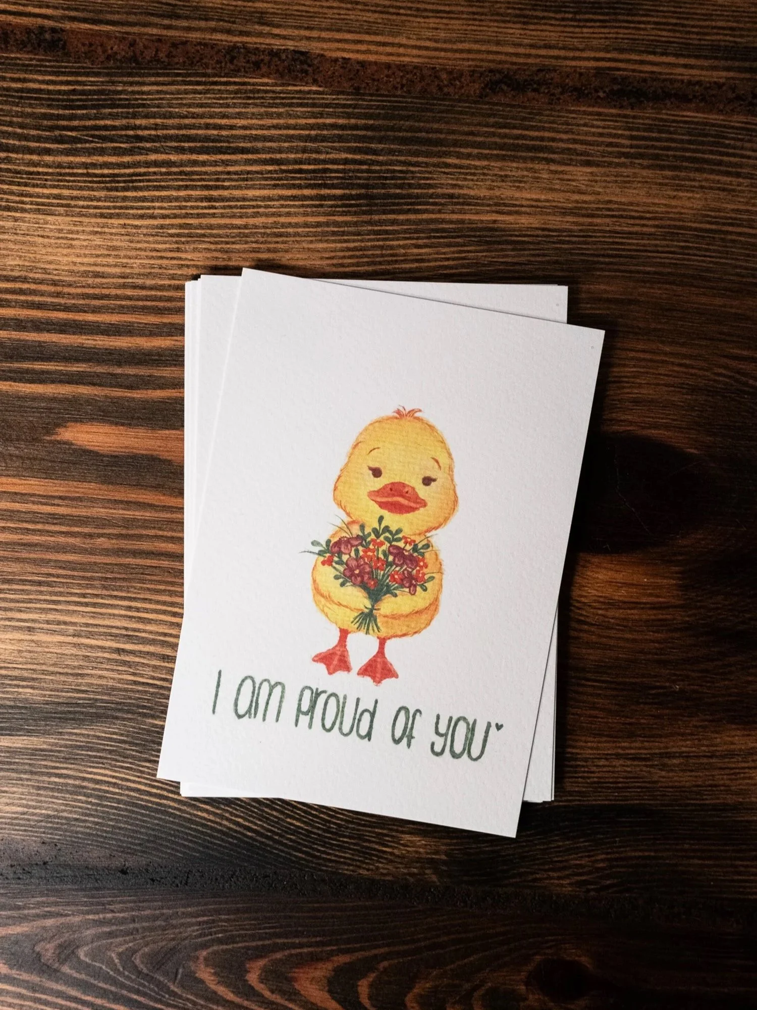 Postkarte "I am proud of you"