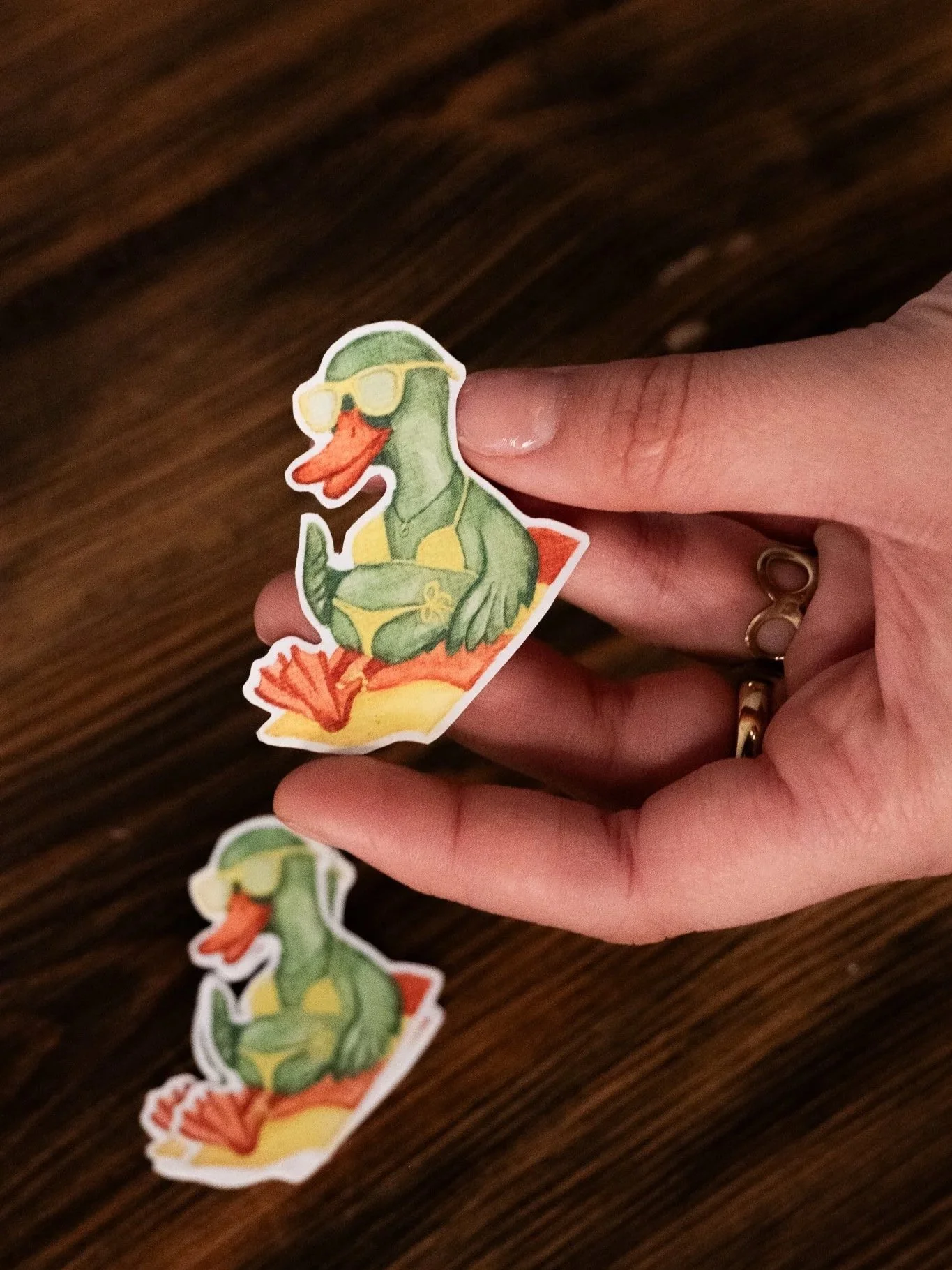 Sticker "Duck vibes only"