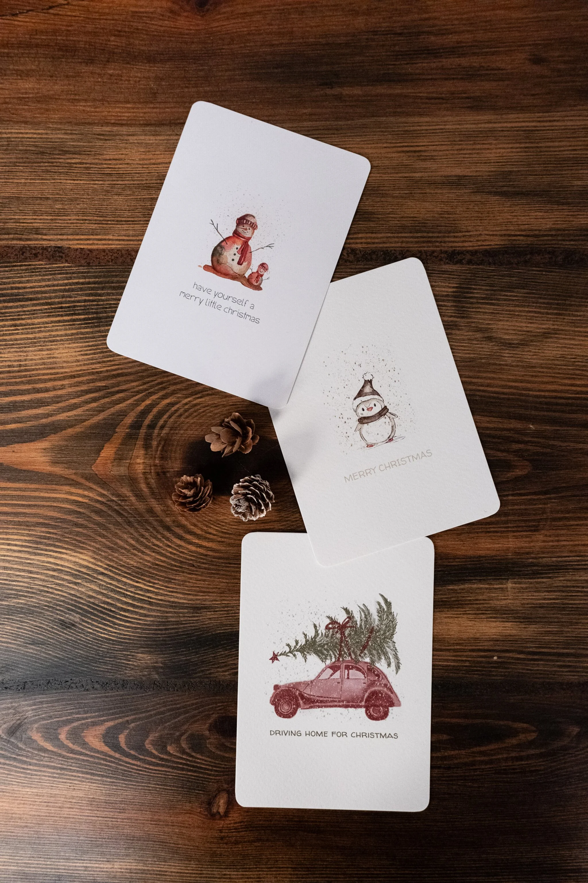 Weihnachtskarten Set
