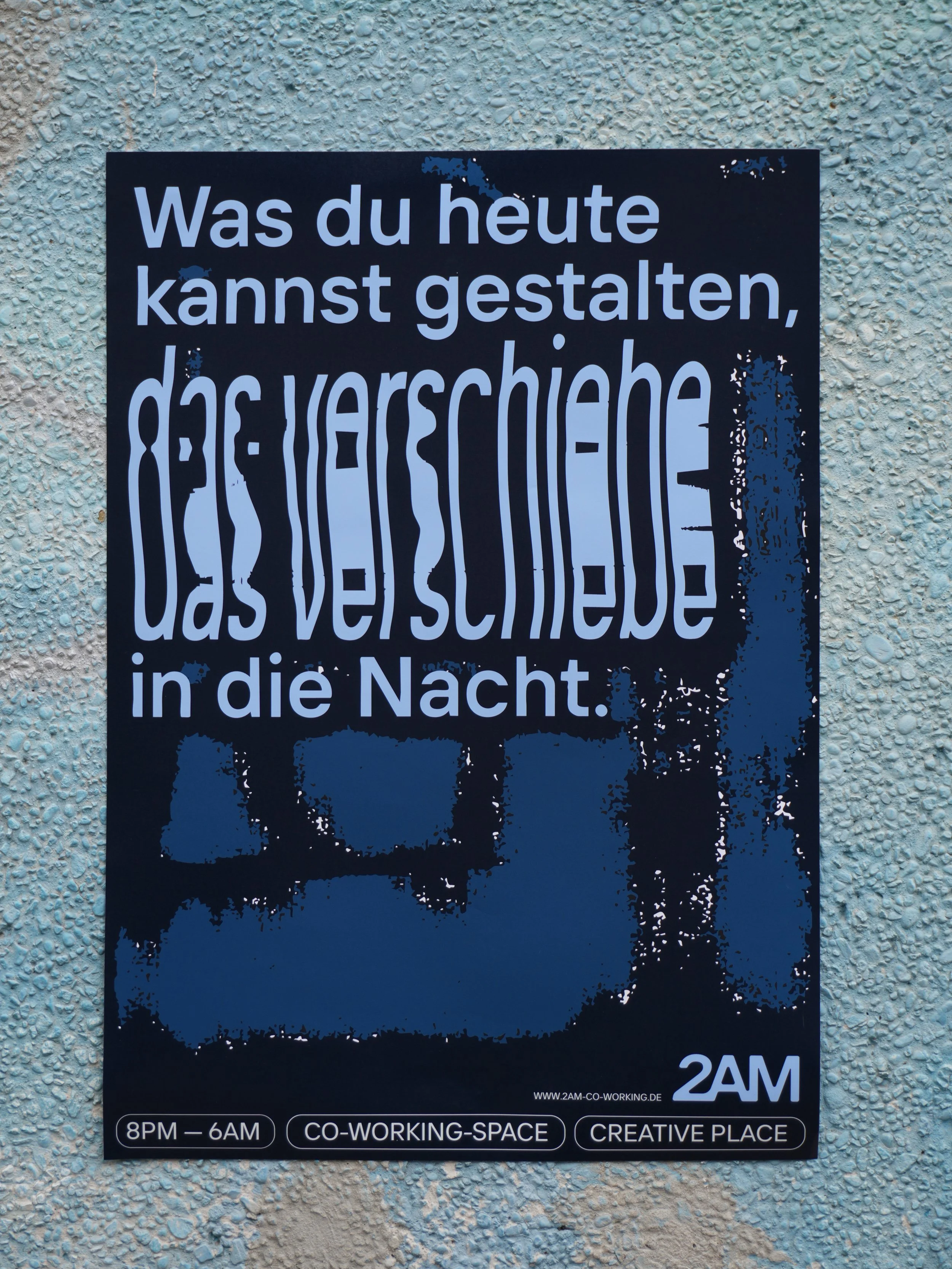 Was du heute kannst gestalten, das verschiebe in die Nacht