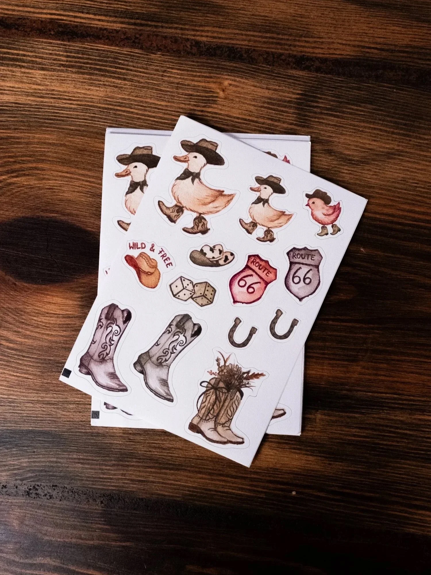 Stickerset "Wild and Free"