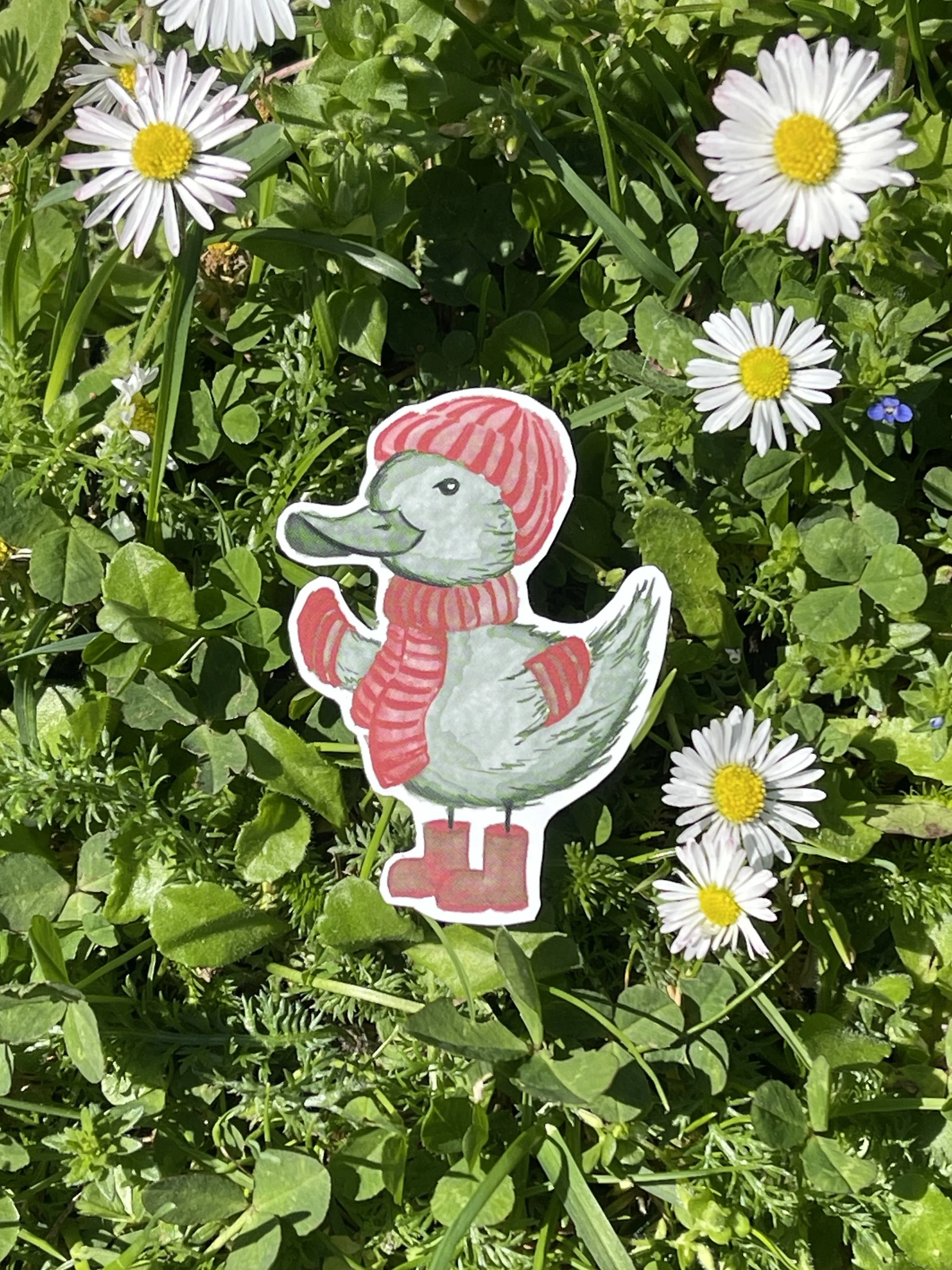 Sticker "Winterente"
