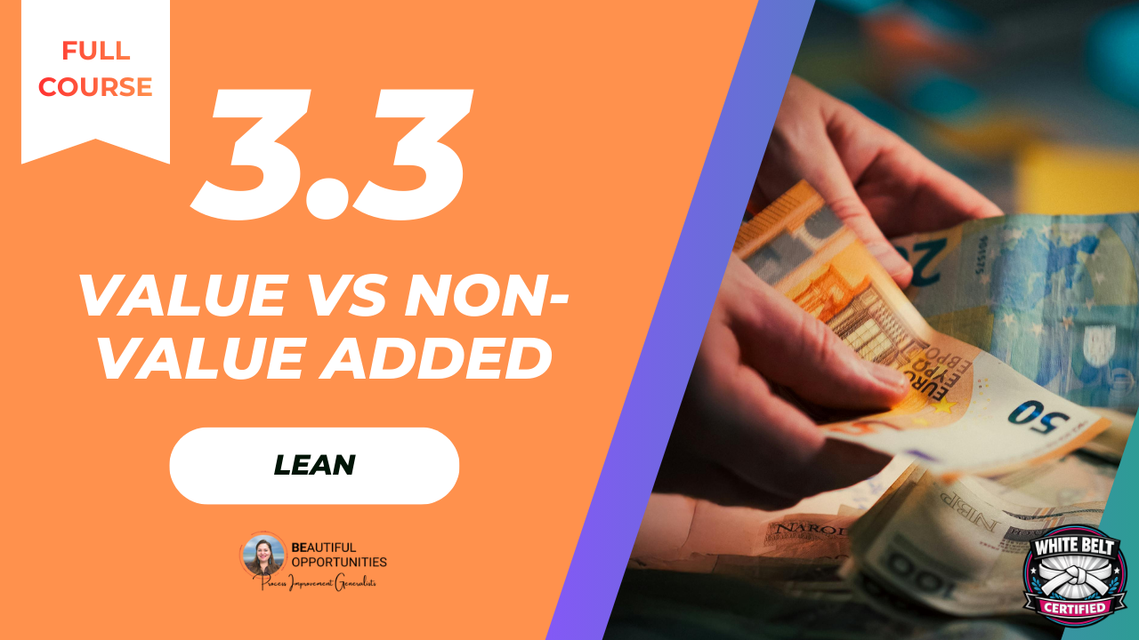 3.3 What is Value vs Waste