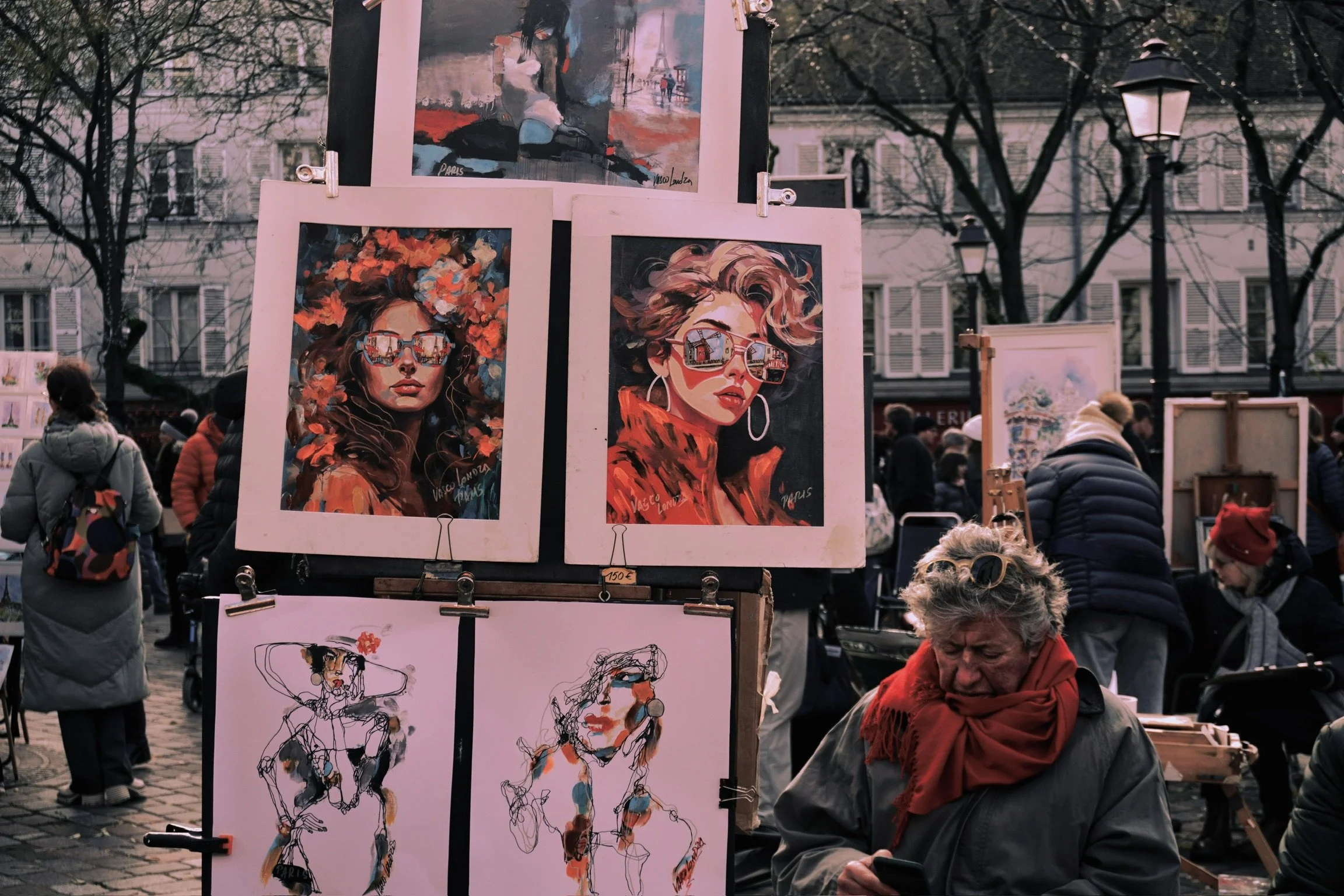 The Harmony Among the Corners and Colors— Montmartre