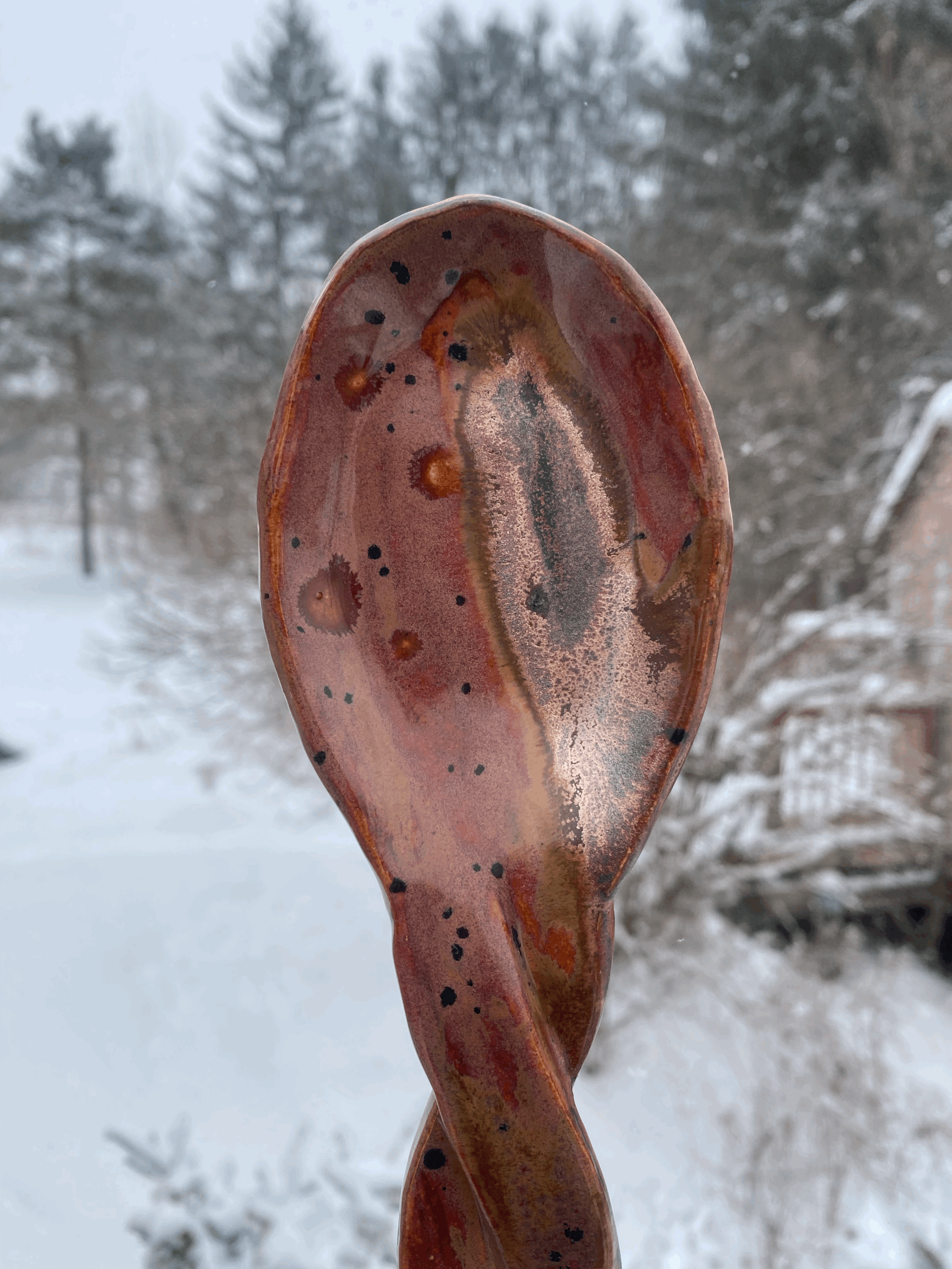 Spoons to Give: Ceramic Serving Spoon