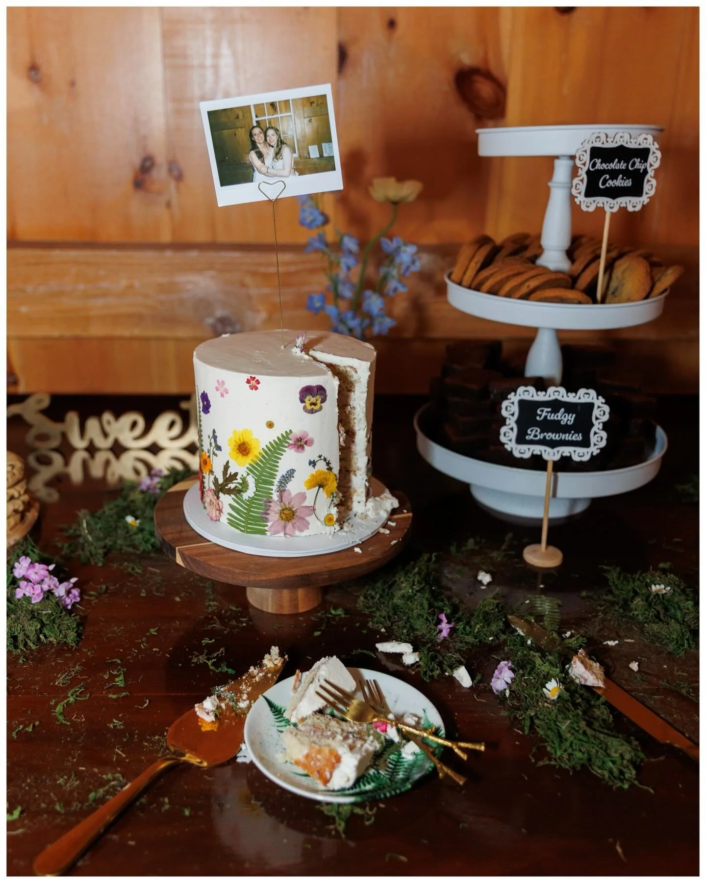 In a time that feels especially heavy, here&rsquo;s your reminder to hold onto love, connection, shared moments of joy &mdash; and yes, always eat the cake.

Venue: @croftersgreen
Officiant: @marryusmitzi
Planner: @threeheartsstudiovt
Hair: @amjurs
M