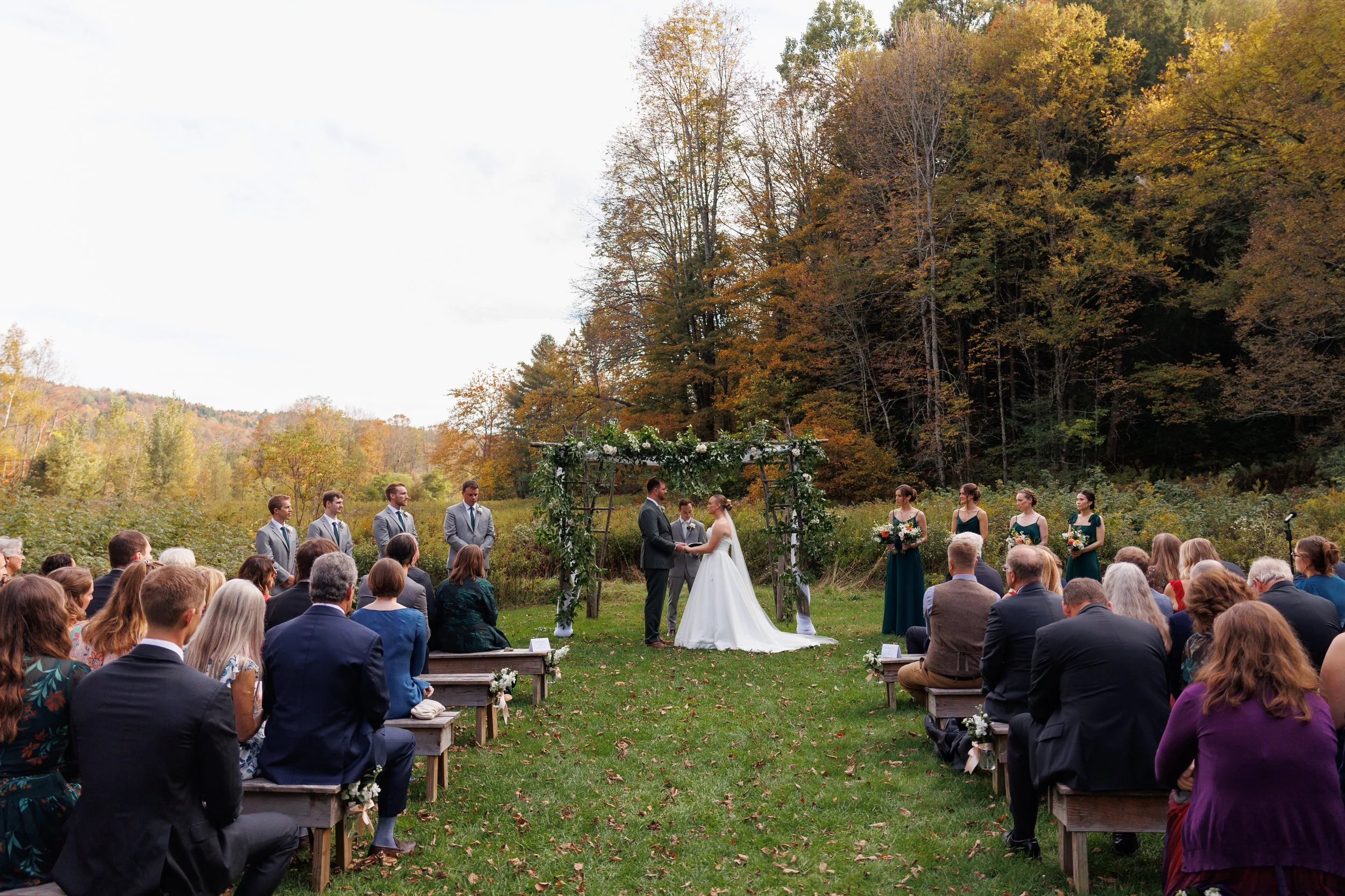 Kate &amp; Stephen | Lareau Farm Wedding | Waitsfield Vermont
