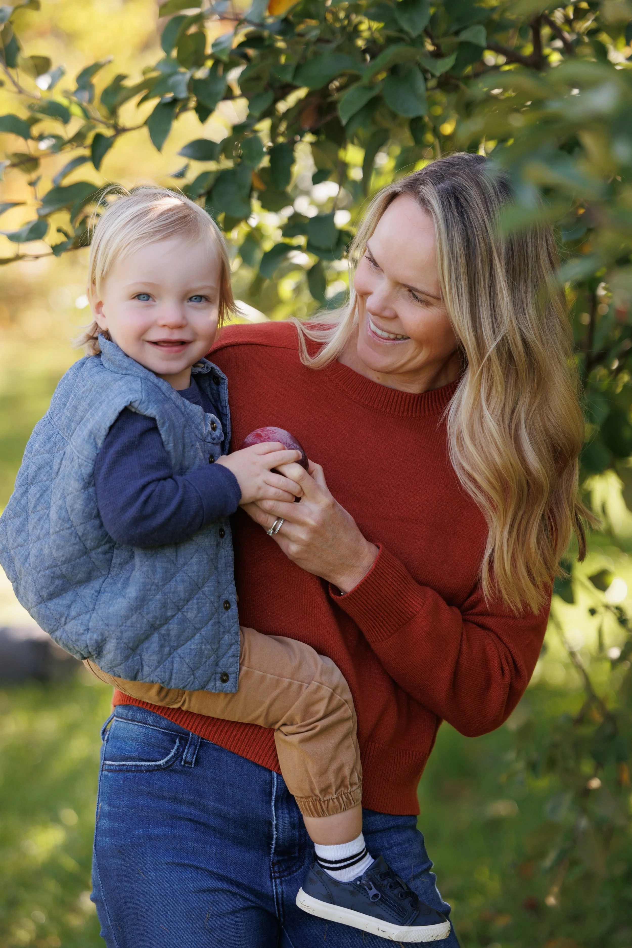 Mother and son mini session