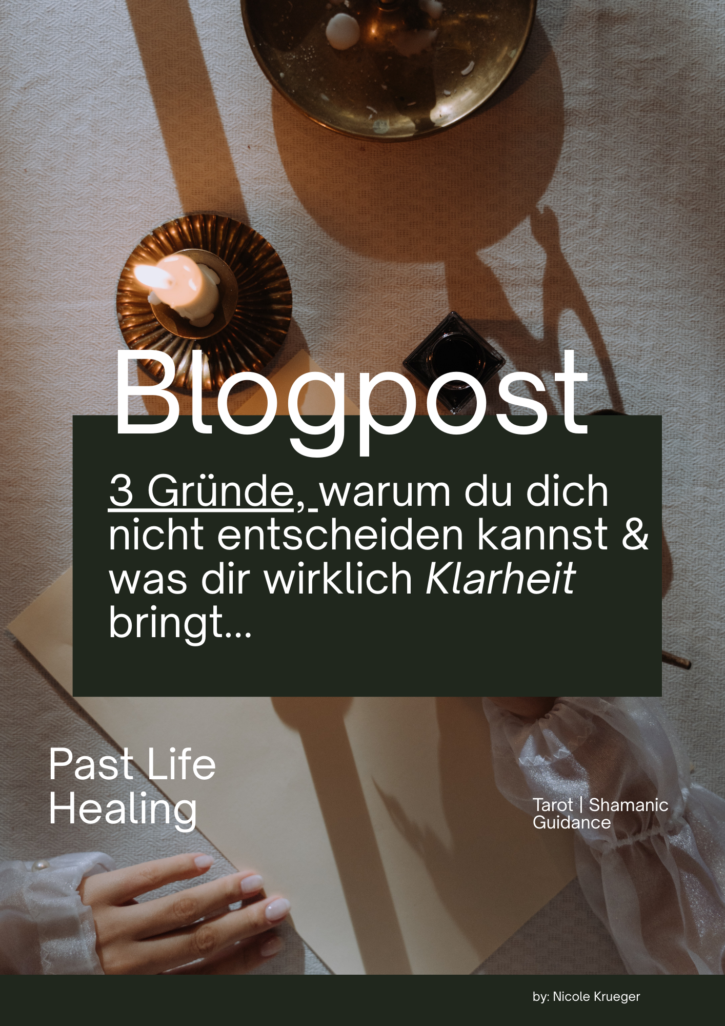 3 Gründe, warum du dich nicht entscheiden kannst und was dir wirklich Klarheit bringt