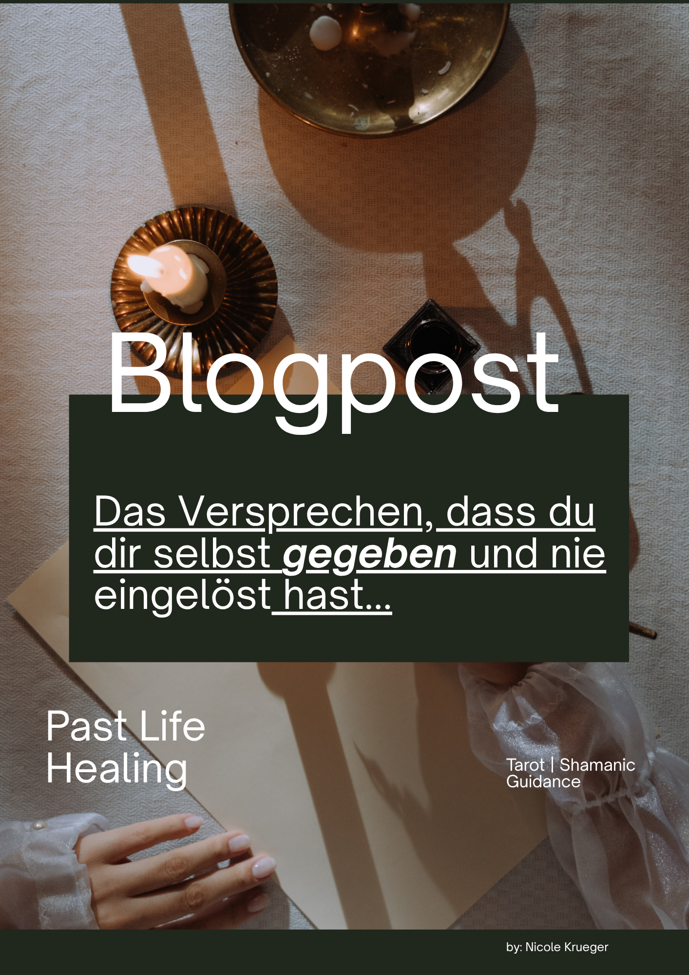 Das Versprechen, das du dir selbst gegeben und nicht eingelöst hast…