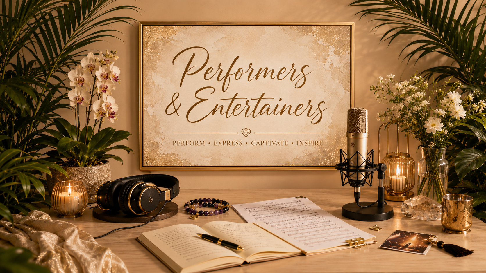 Crystals for Performers & Entertainers