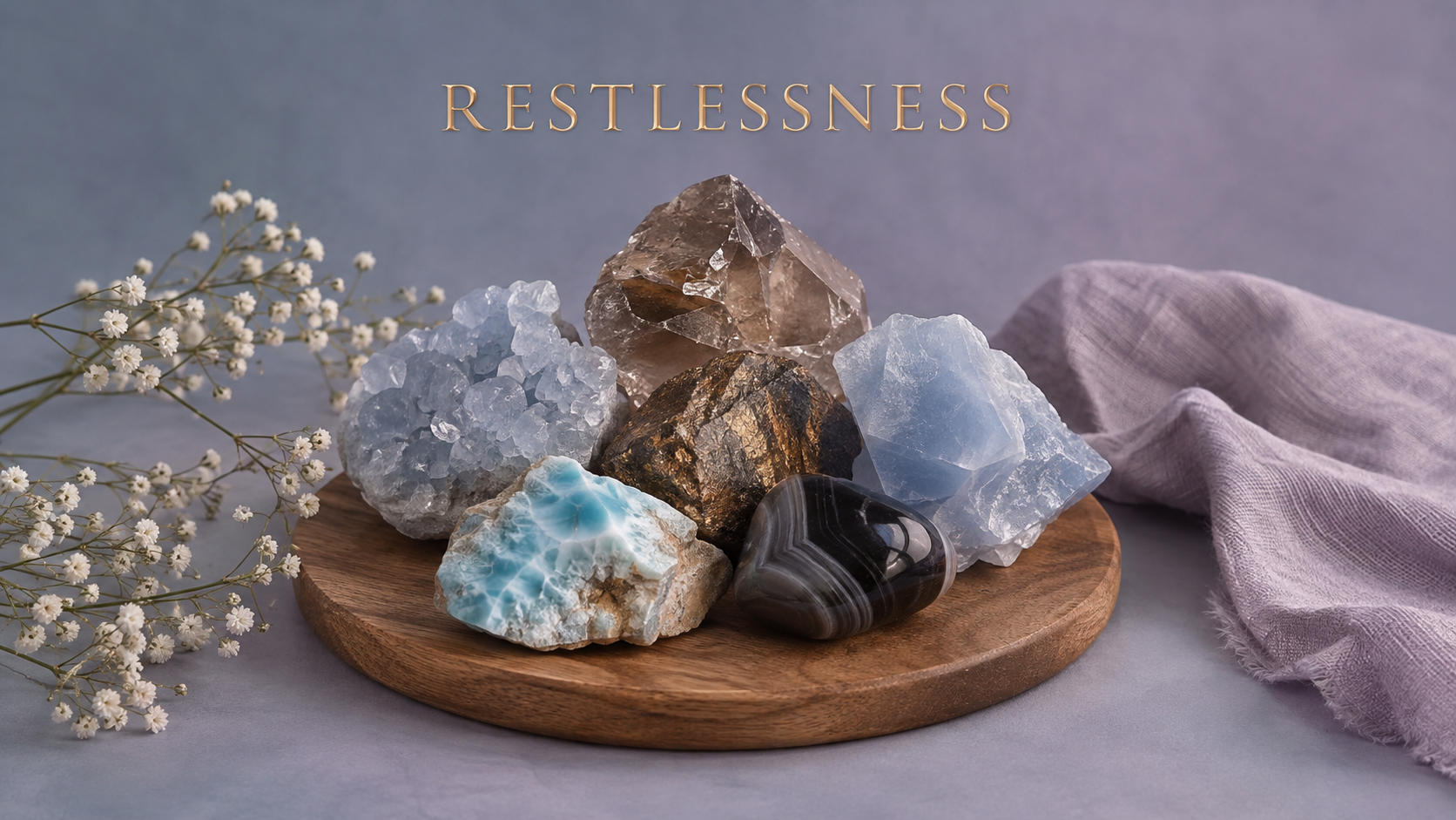 Crystals believed to help with feelings of restlessness