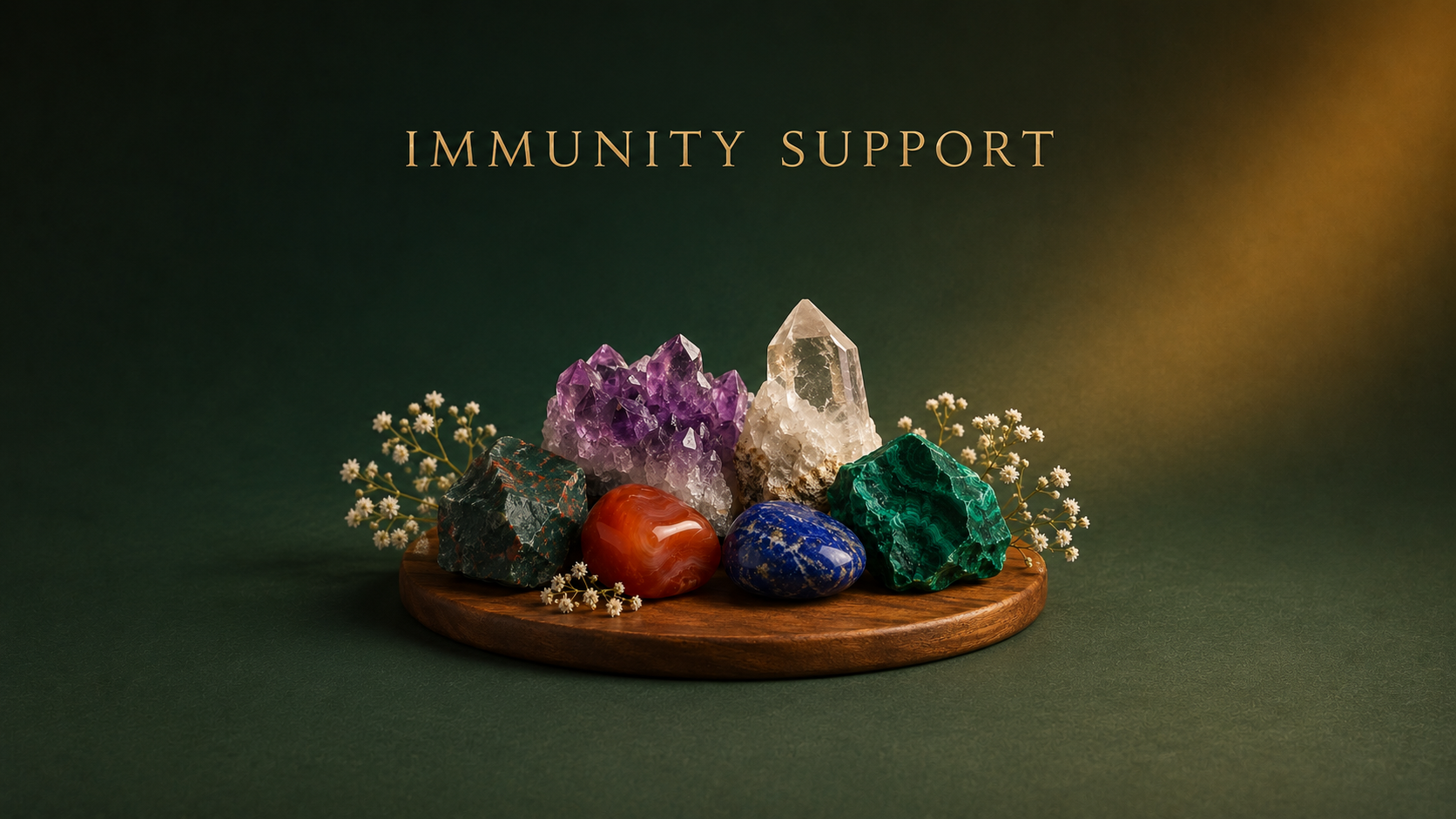 Crystals Believed to Support Immunity