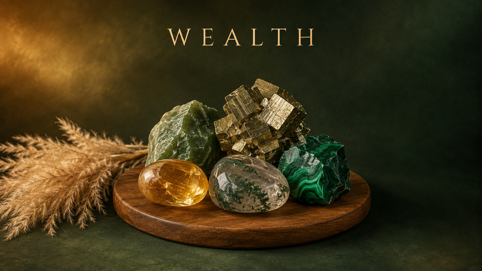 Crystals believed to help you create wealth