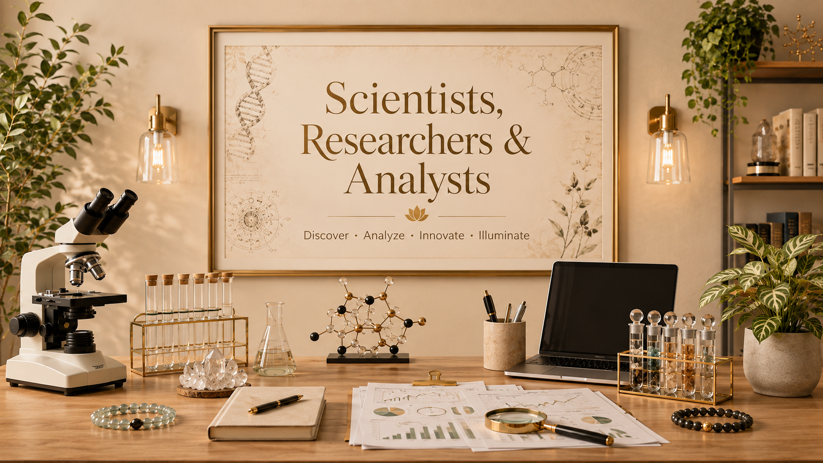 Crystals for Scientists, Researchers & Analysts